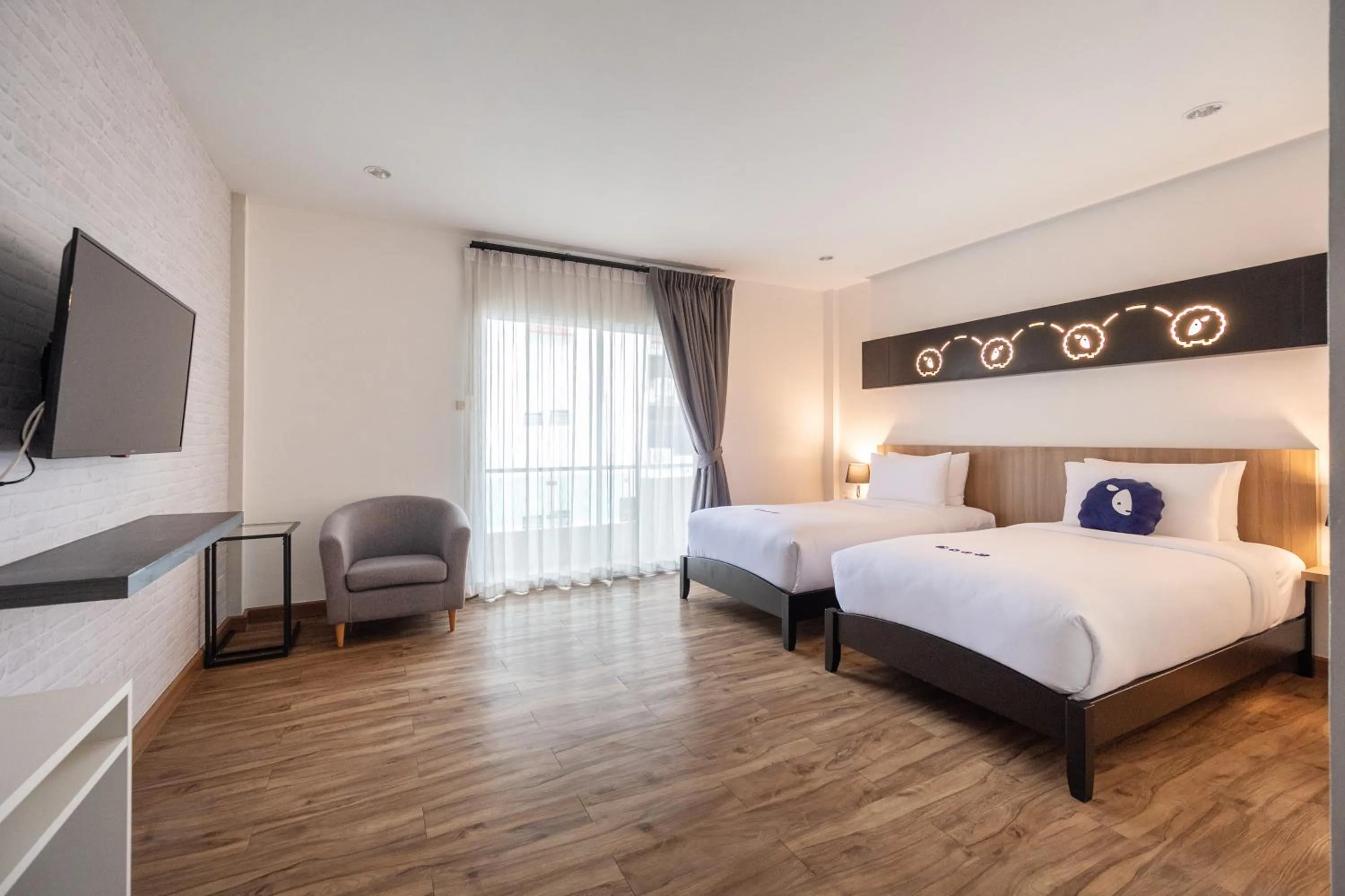 Bed in Kokotel Pattaya North Beach