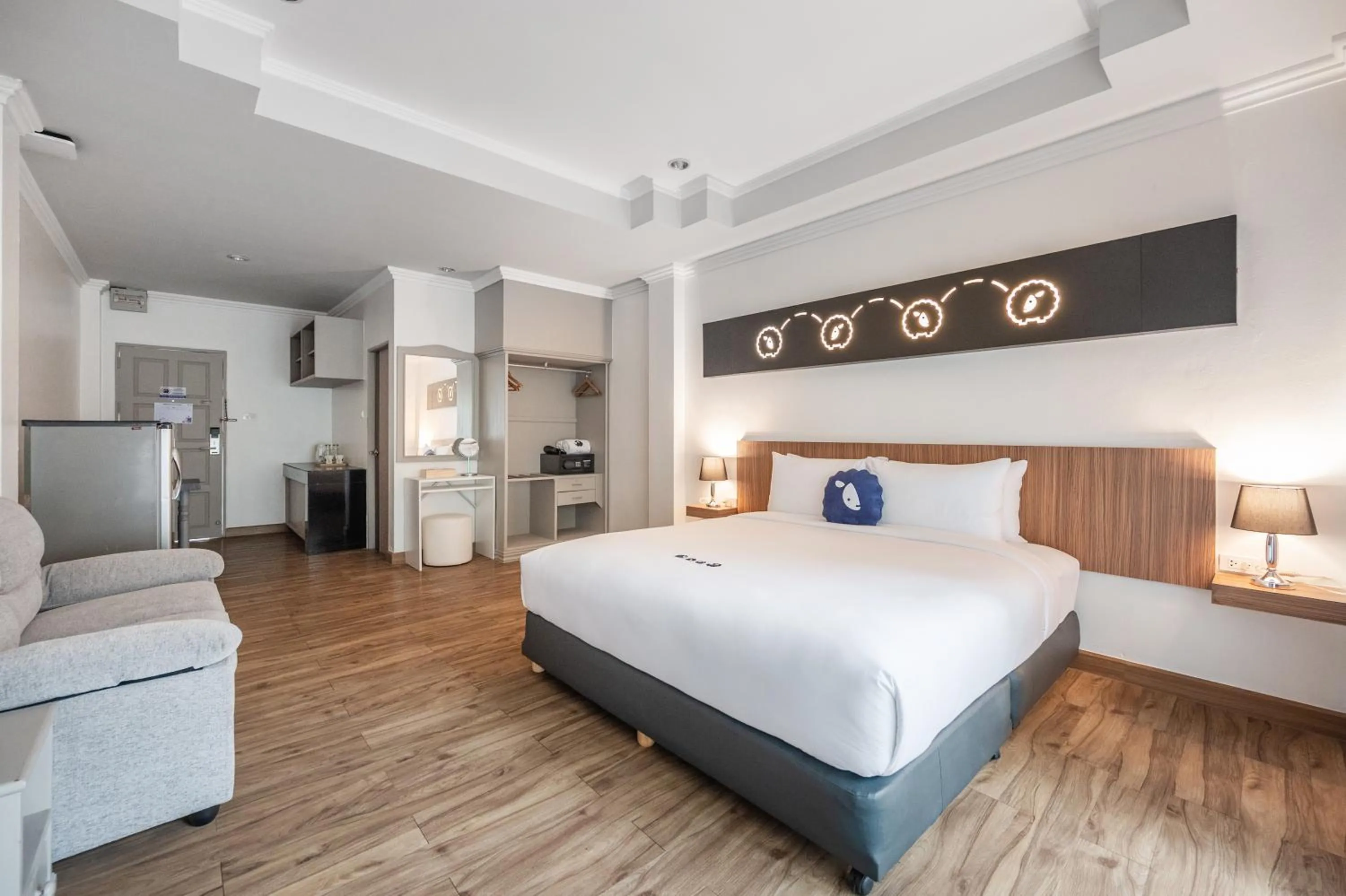 Bed in Kokotel Pattaya North Beach