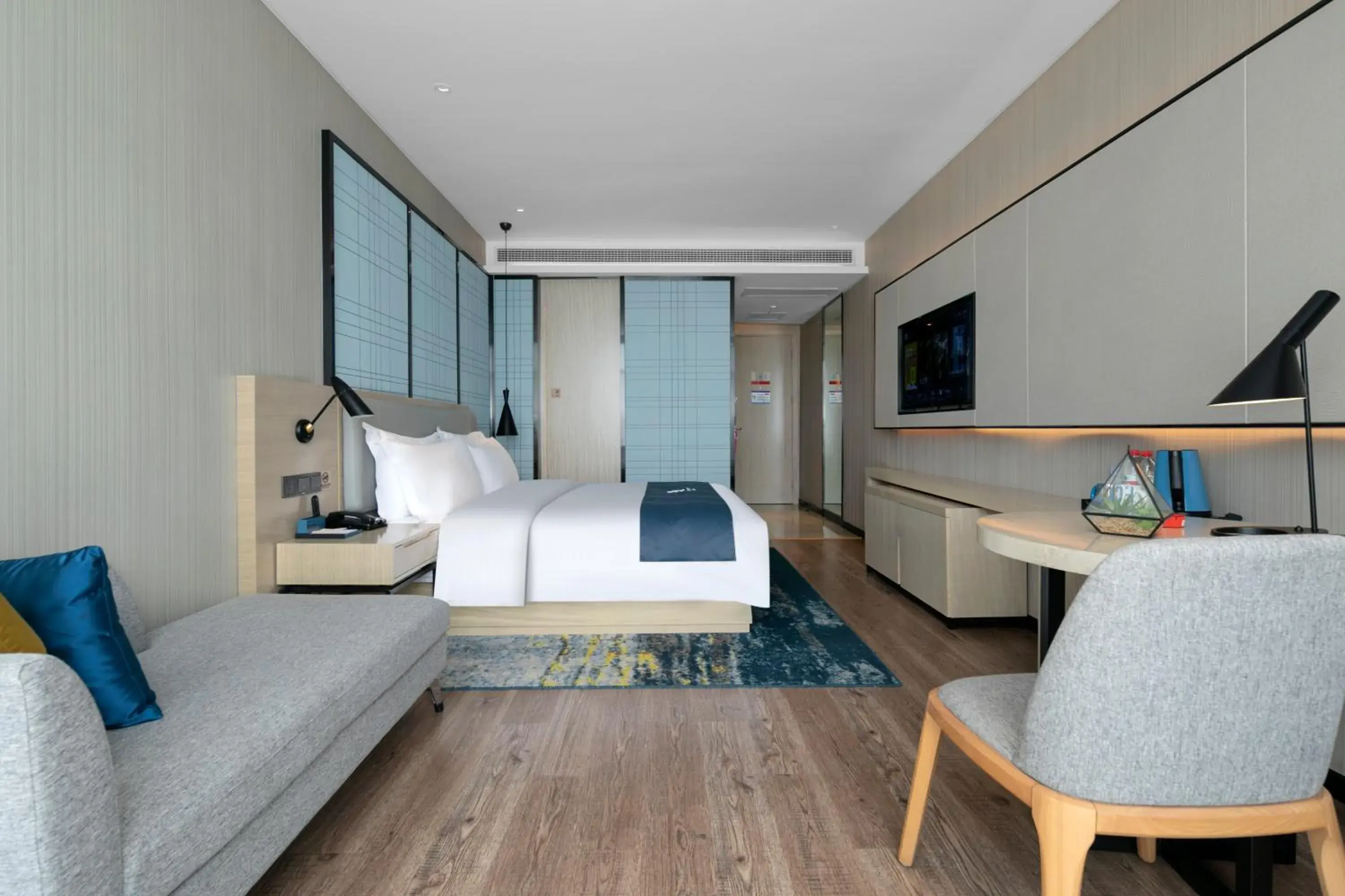 Photo of the whole room, Bed in Eharm Hotel Jingzhou Olympic Sports Center Photo of the whole room, Bed in Eharm Hotel Jingzhou Olympic Sports Center