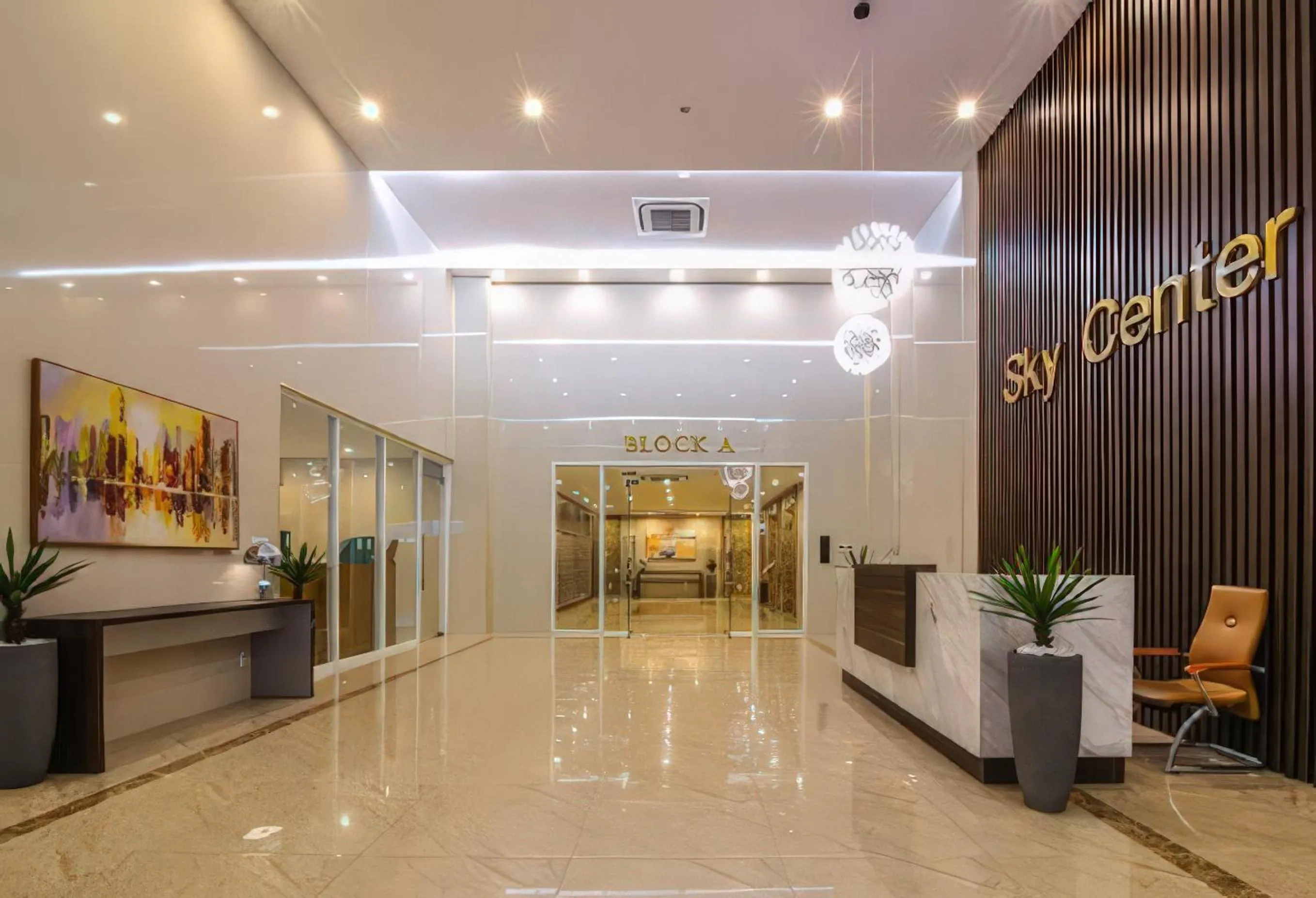 Lobby or reception in RAINBOW Sky Center TSN Airport