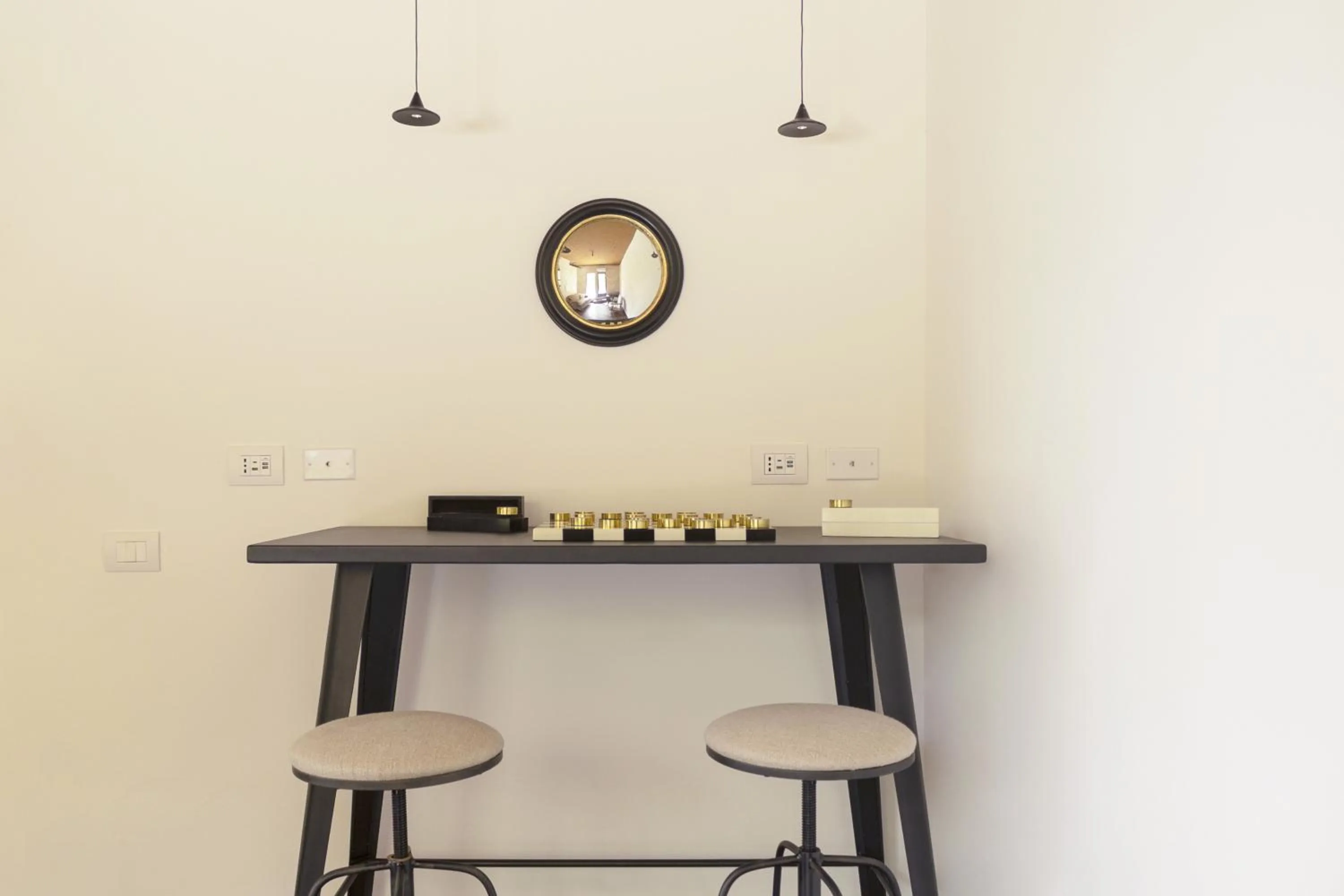 Decorative detail in Luce Boutique Hotel