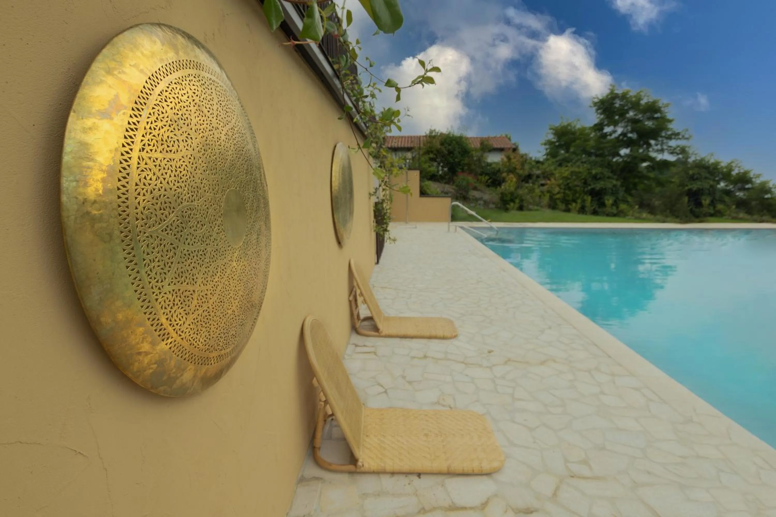 Pool view in Luce Boutique Hotel