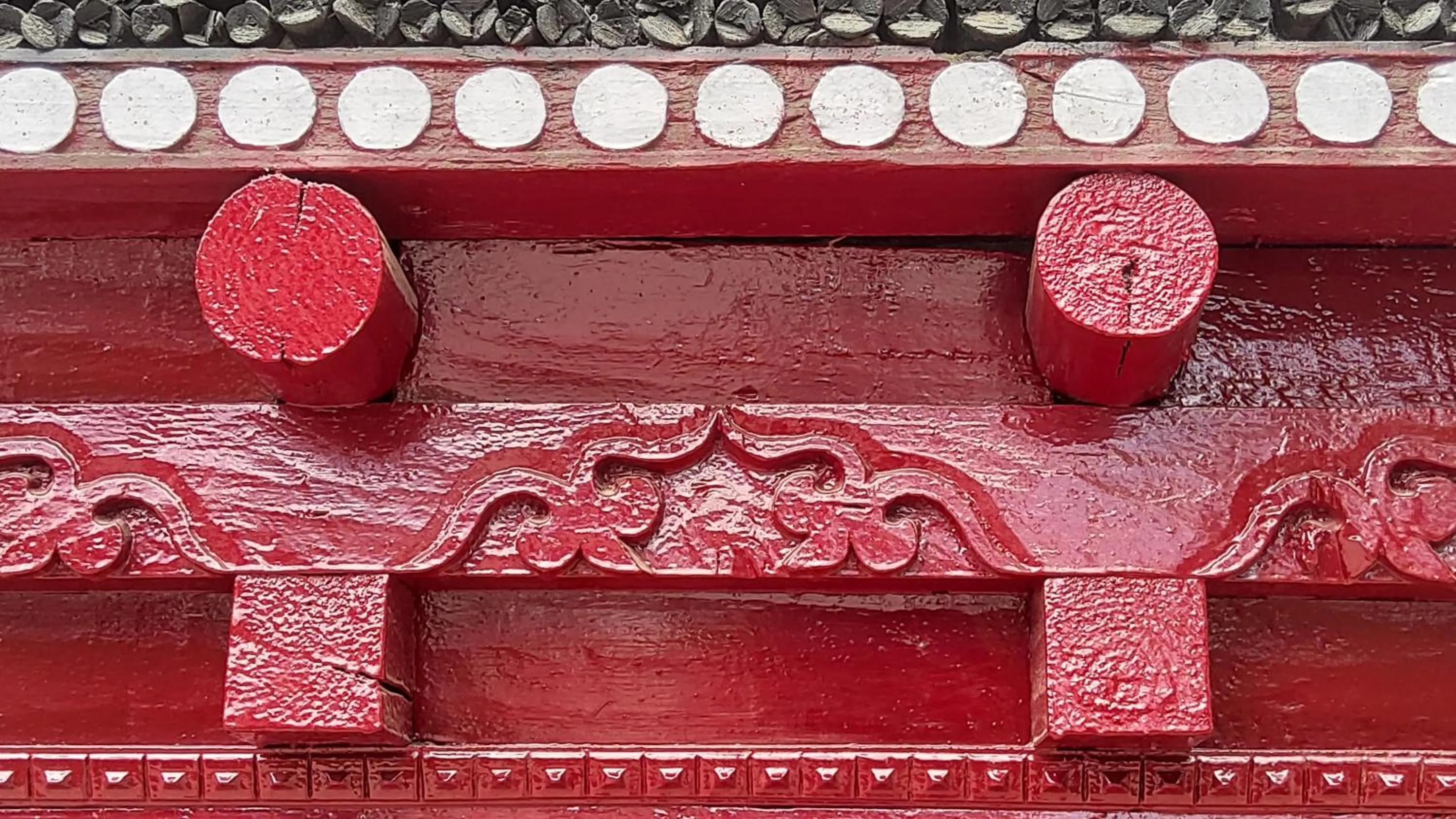 Garden view in Lharimo Hotel Leh - Ladakh