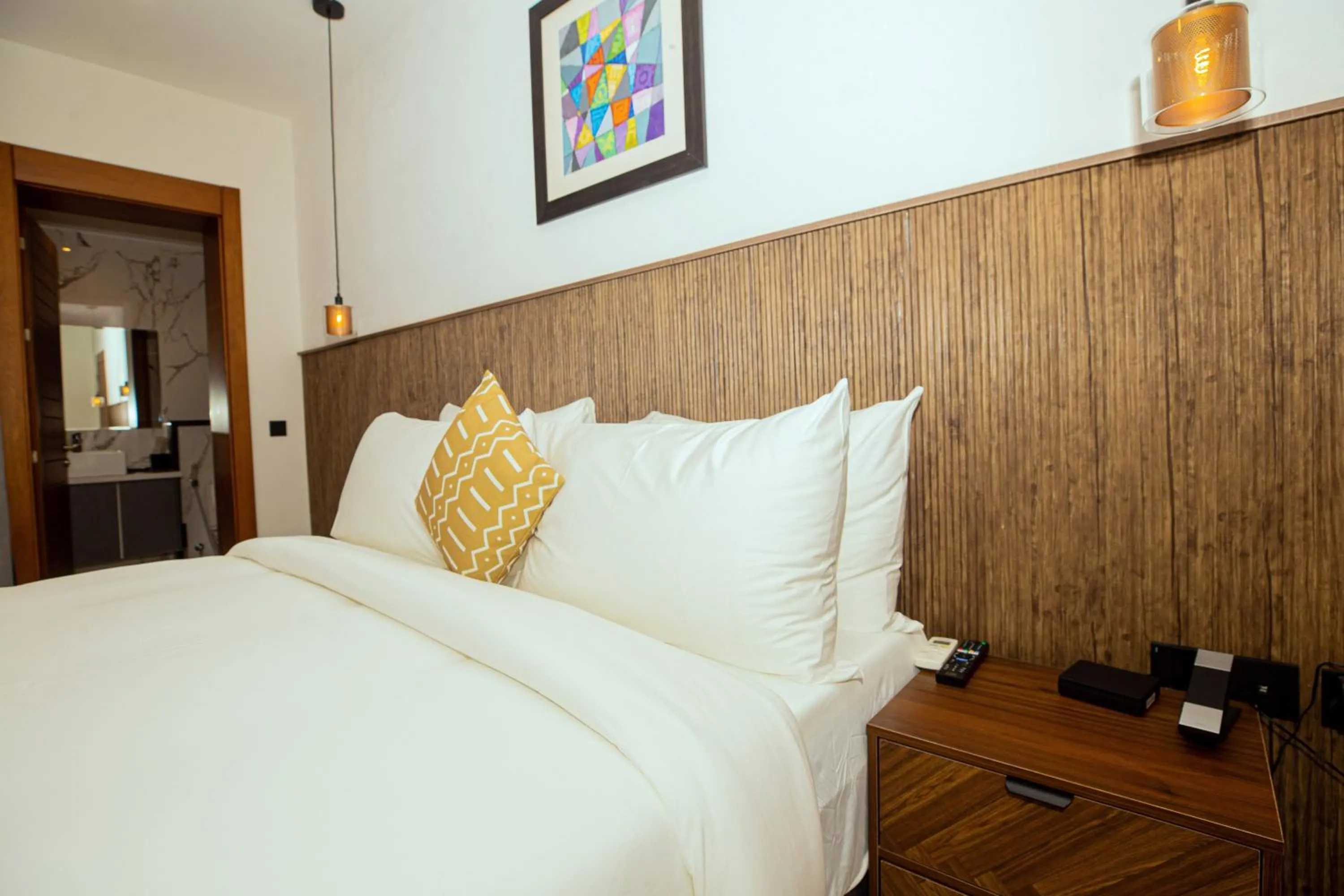 One-Bedroom Apartment with Balcony and City View in Noble Nook Boutique Hotel Abuja