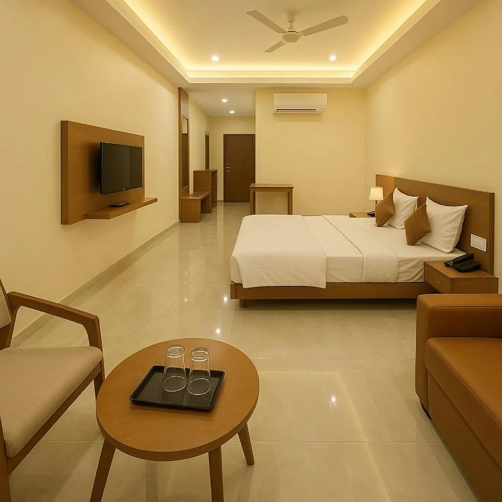 Bedroom, Bed in StayGuru The Canyon Inn