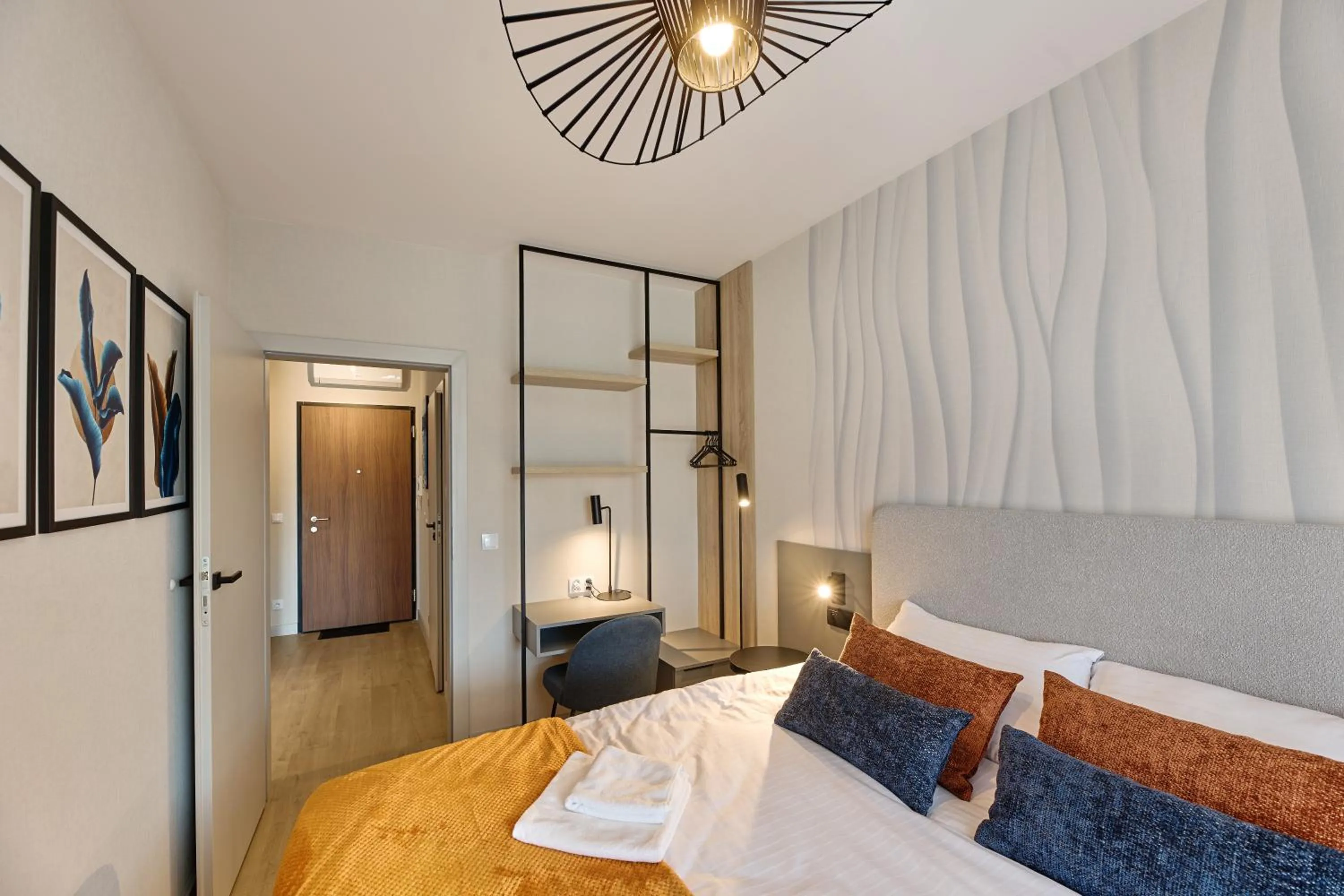 Bed in Resort Baltic Waves Apartments - Pool & Spa