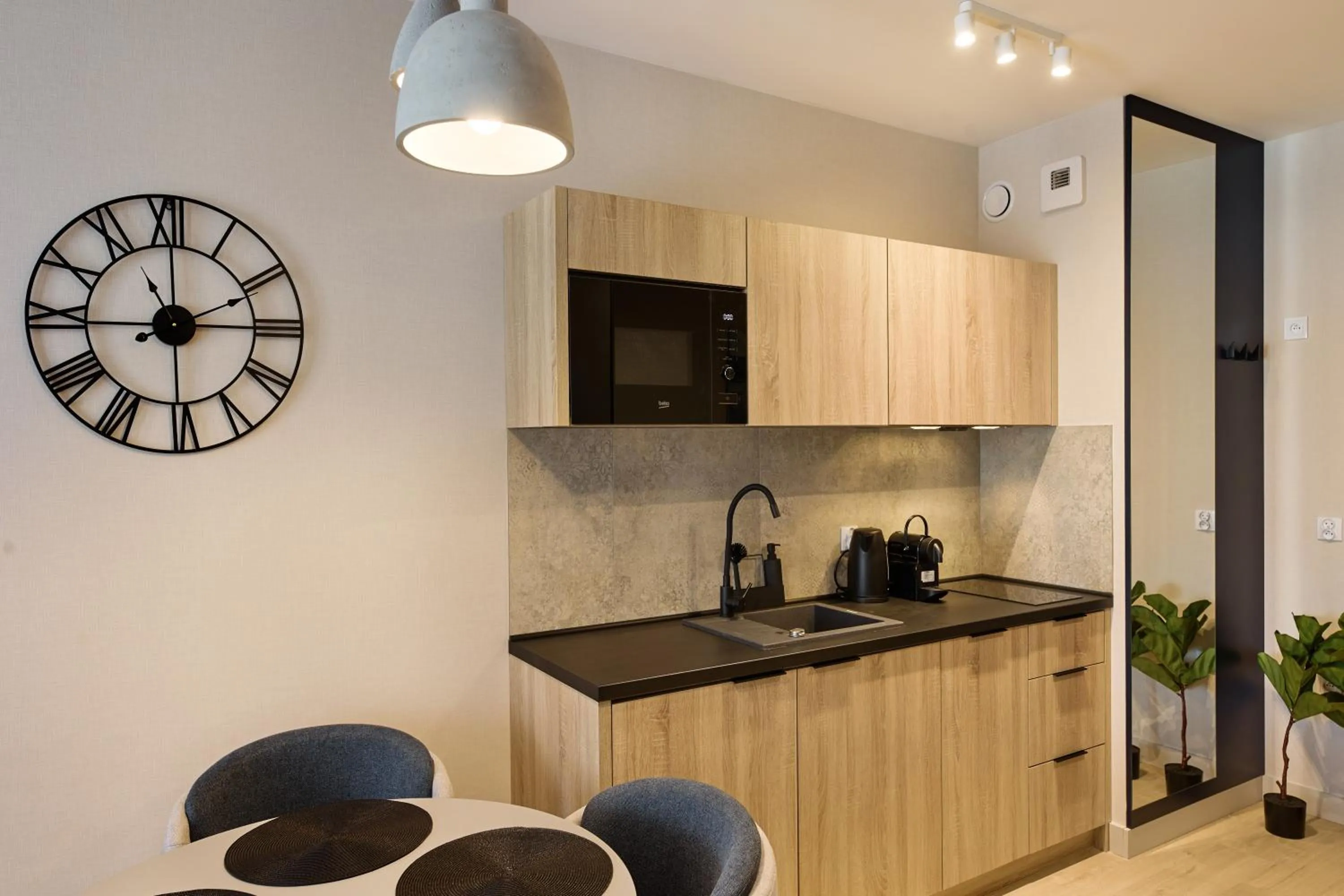 Coffee/tea facilities in Resort Baltic Waves Apartments - Pool & Spa