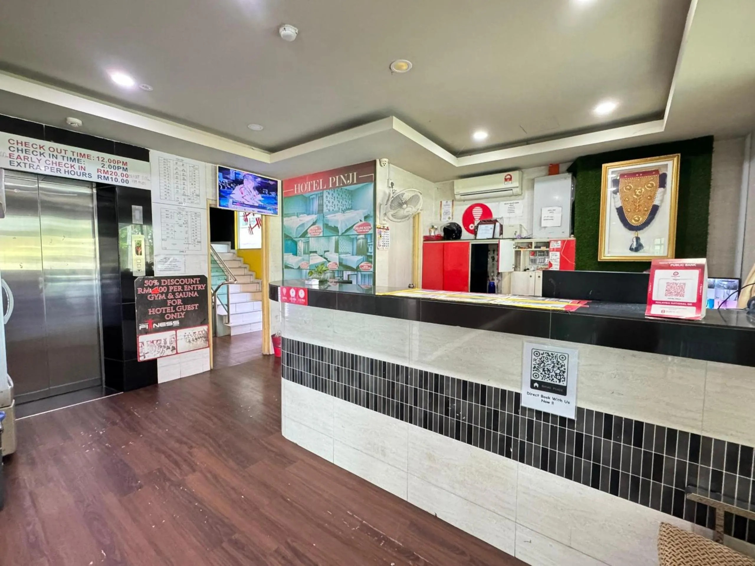 Lobby or reception in Hotel Pinji Ipoh