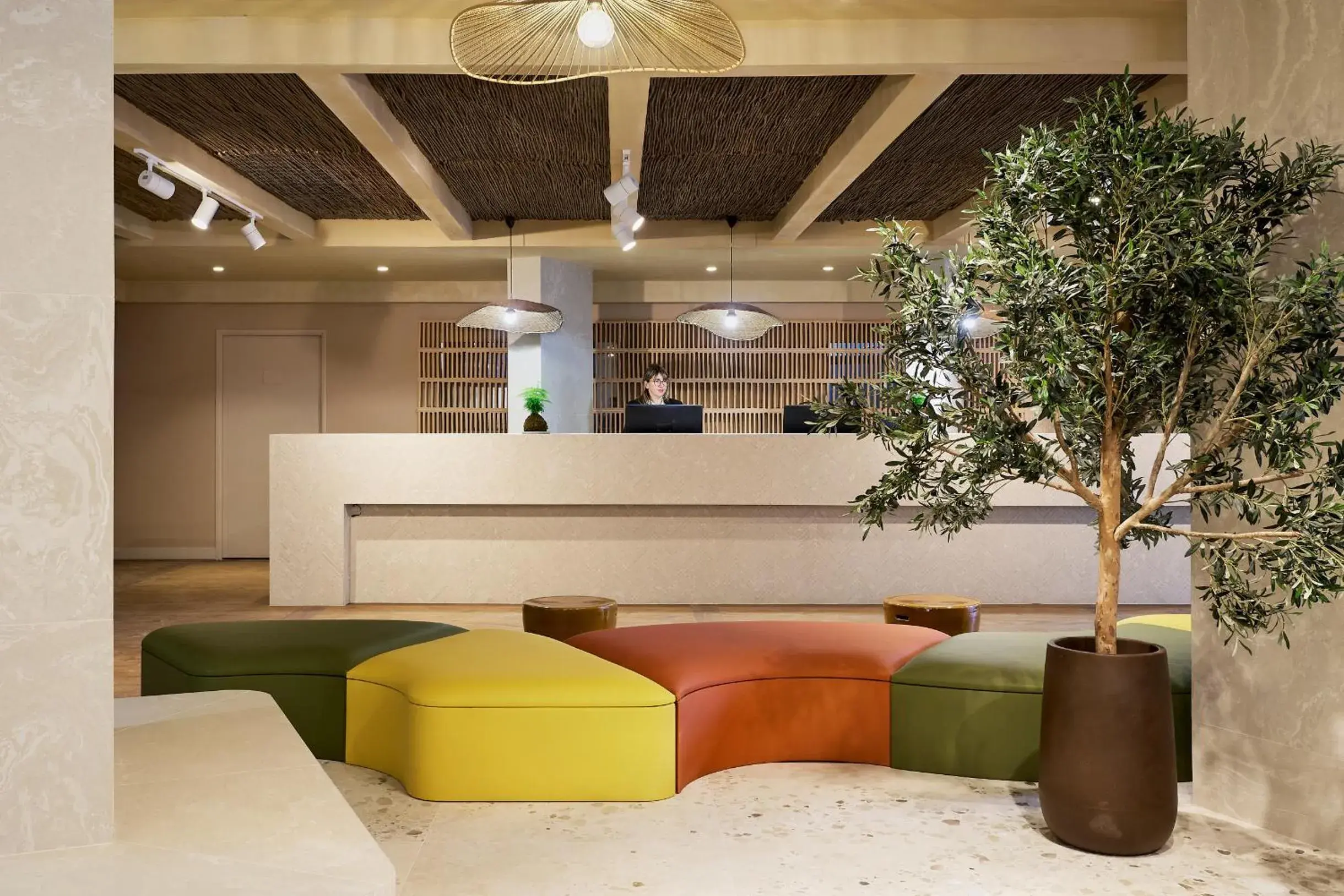 Lobby or reception in Hôtel Ligo by HappyCulture Lobby or reception in Hôtel Ligo by HappyCulture