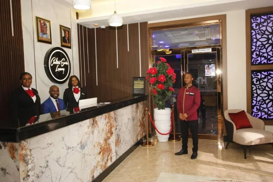 Lobby or reception in Carlton Swiss Luxury Residency