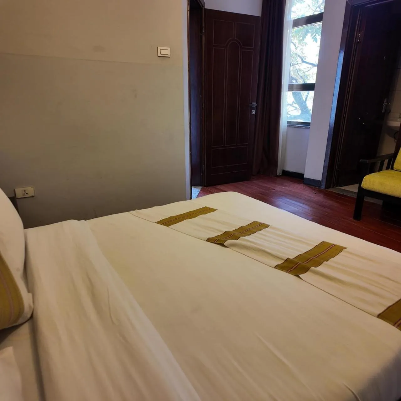 View (from property/room), Bed in Hotel Lobelia