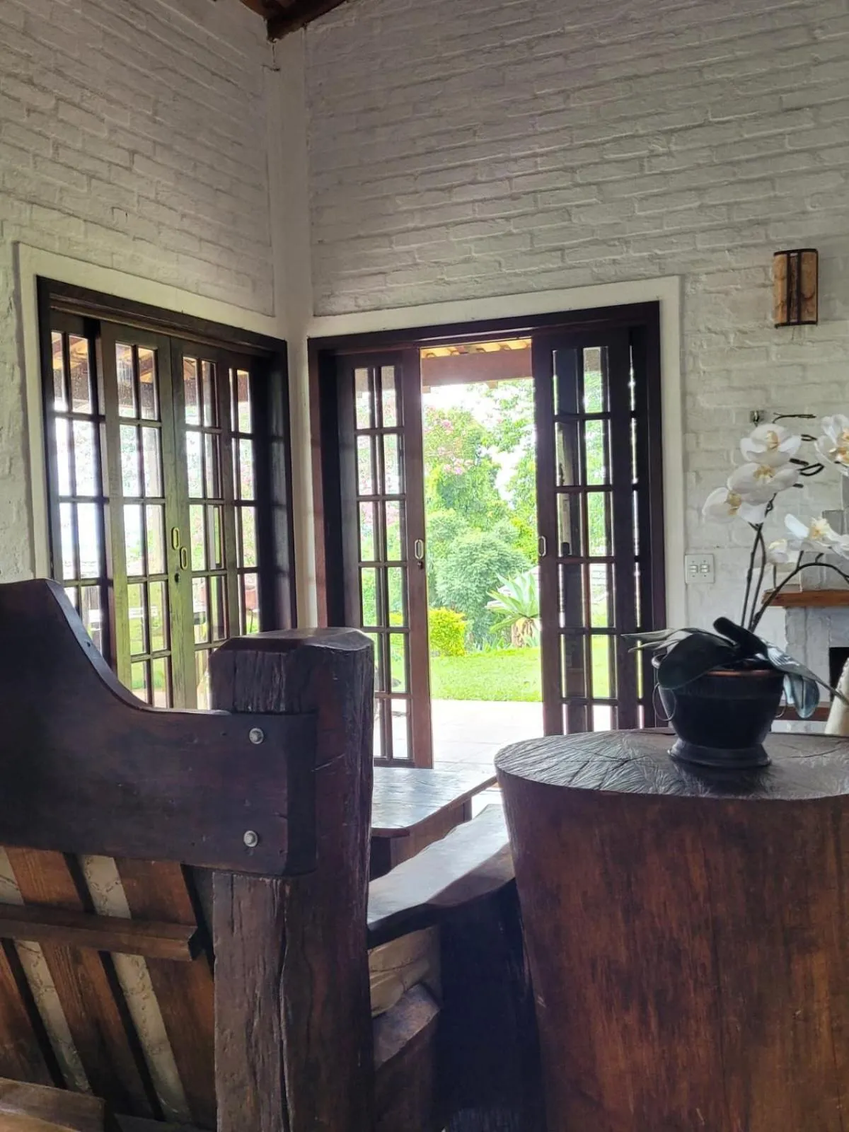 Living room in Pousada Cafuné