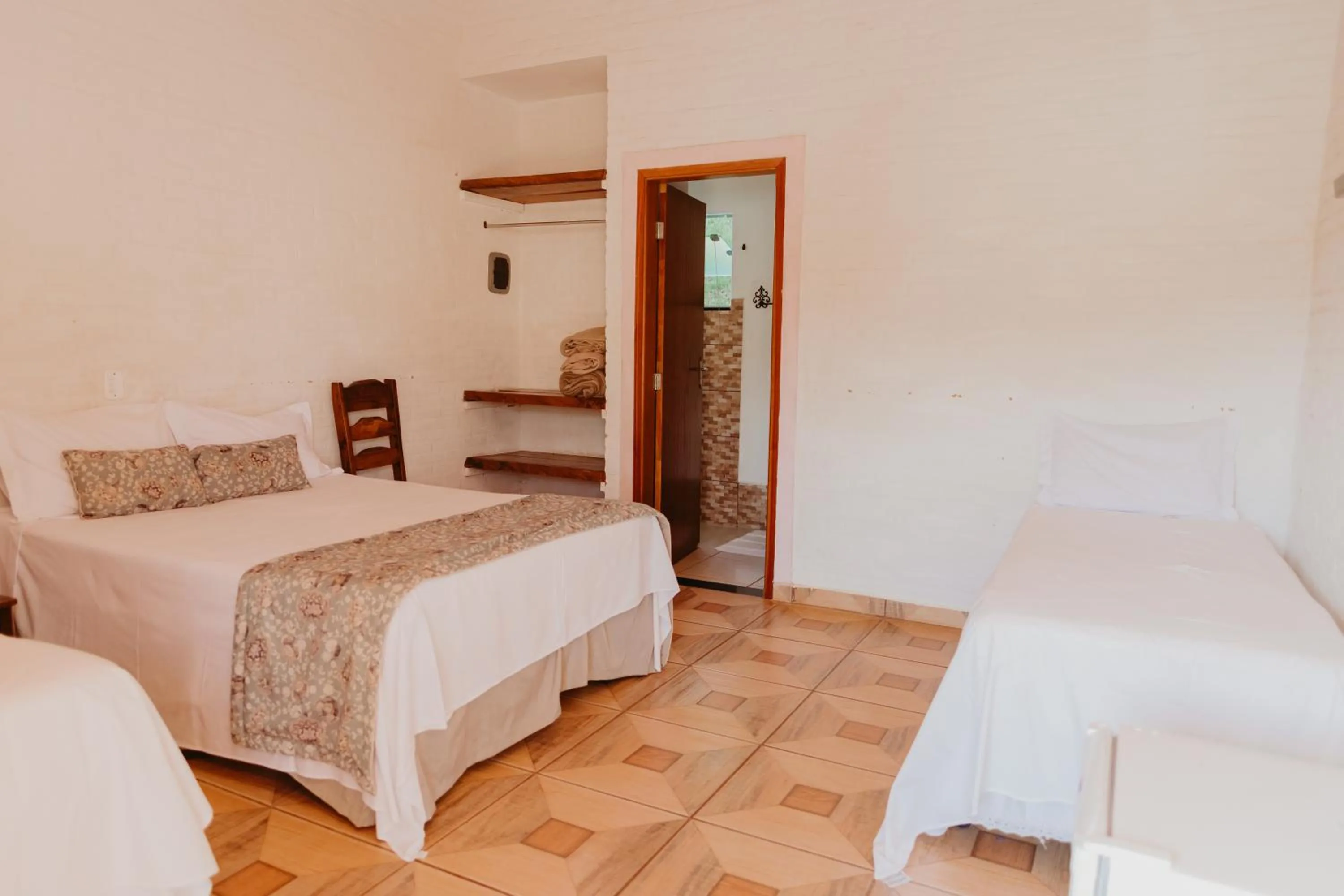 Bed in Pousada Cafuné