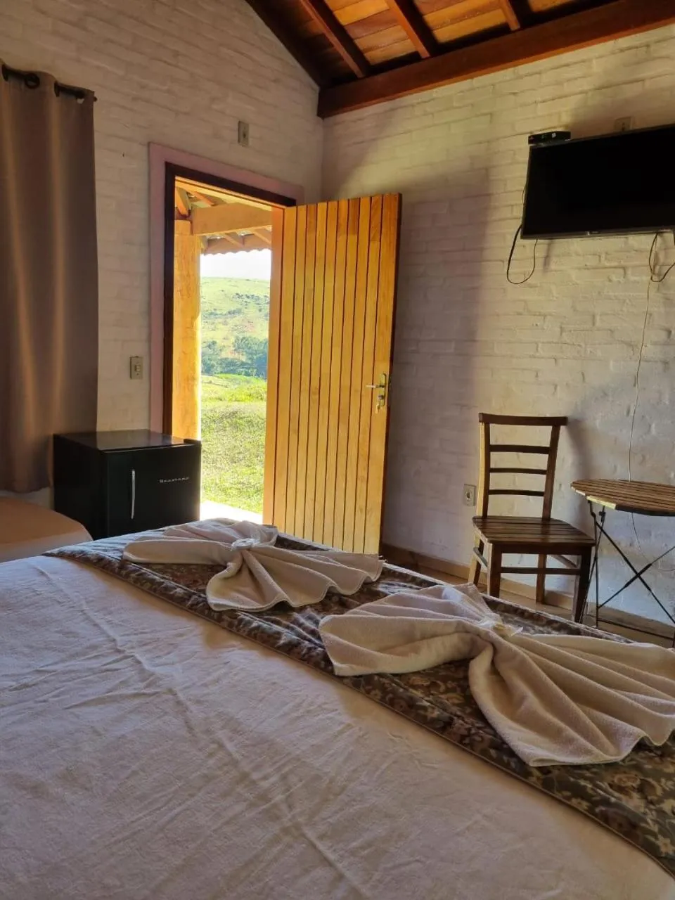 Bed in Pousada Cafuné