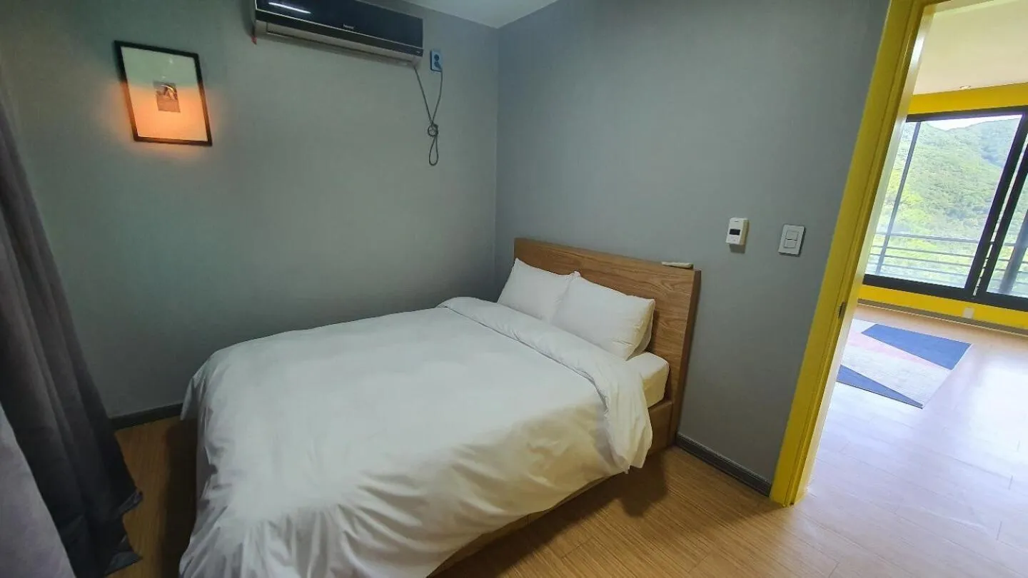 Bed in Yangju Gray Castle Pension