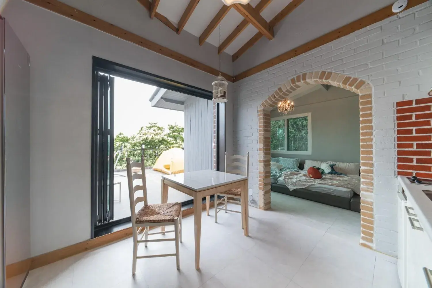 Bed in Yangyang Little Forest Pension Bed in Yangyang Little Forest Pension