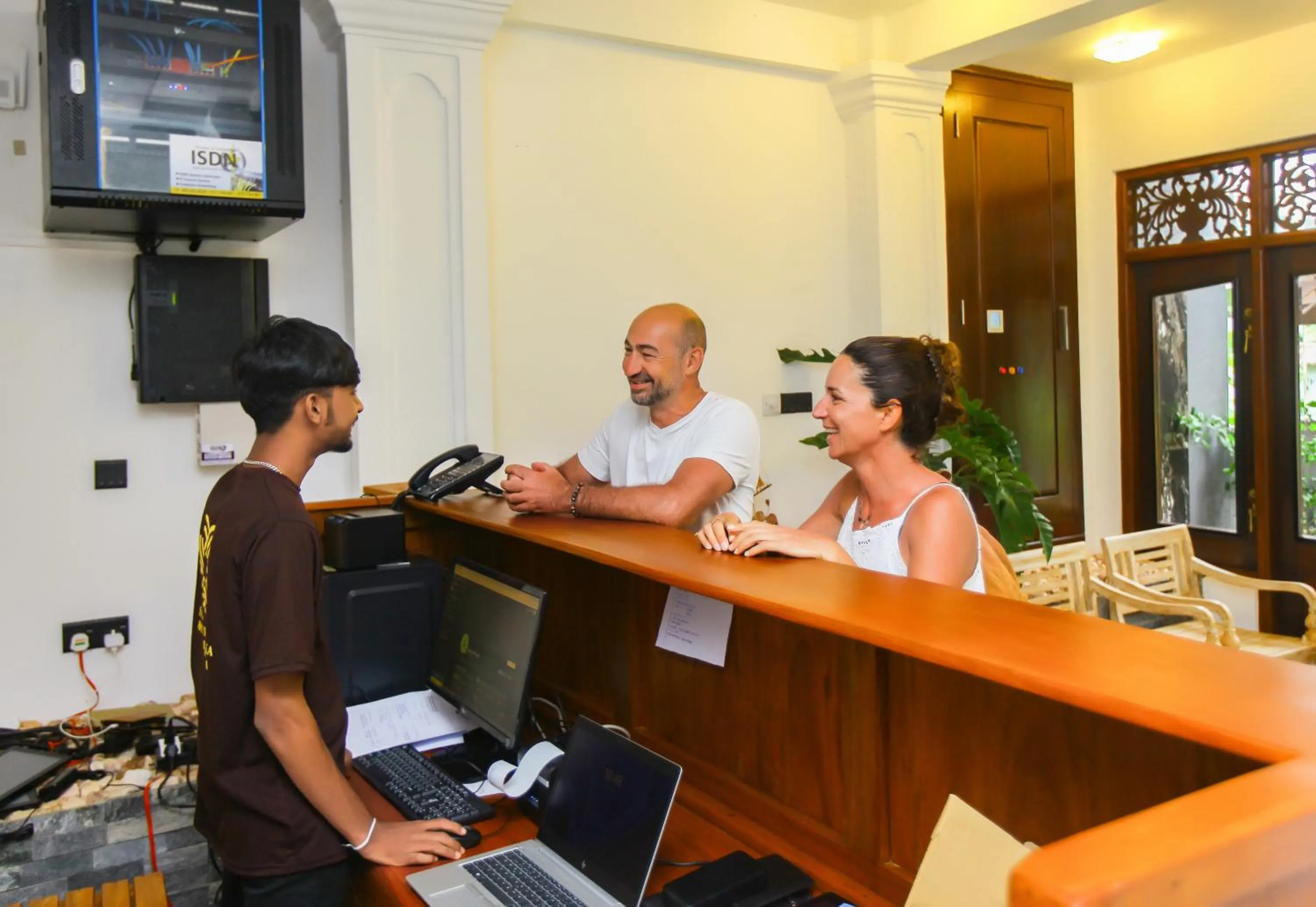 Lobby or reception in Sakura Surf Lanka Hotel & Restaurant