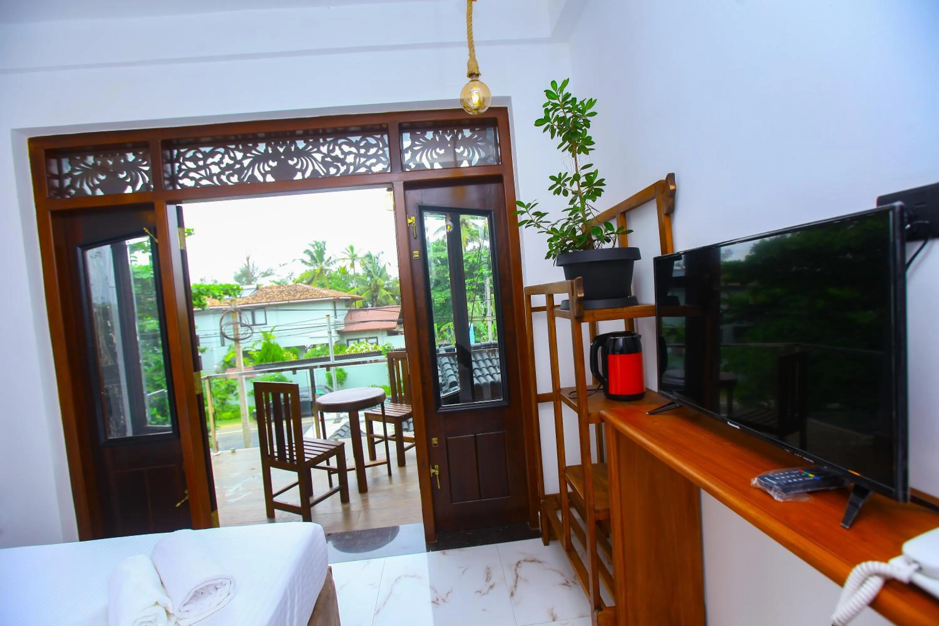 Seating area in Sakura Surf Lanka Hotel & Restaurant