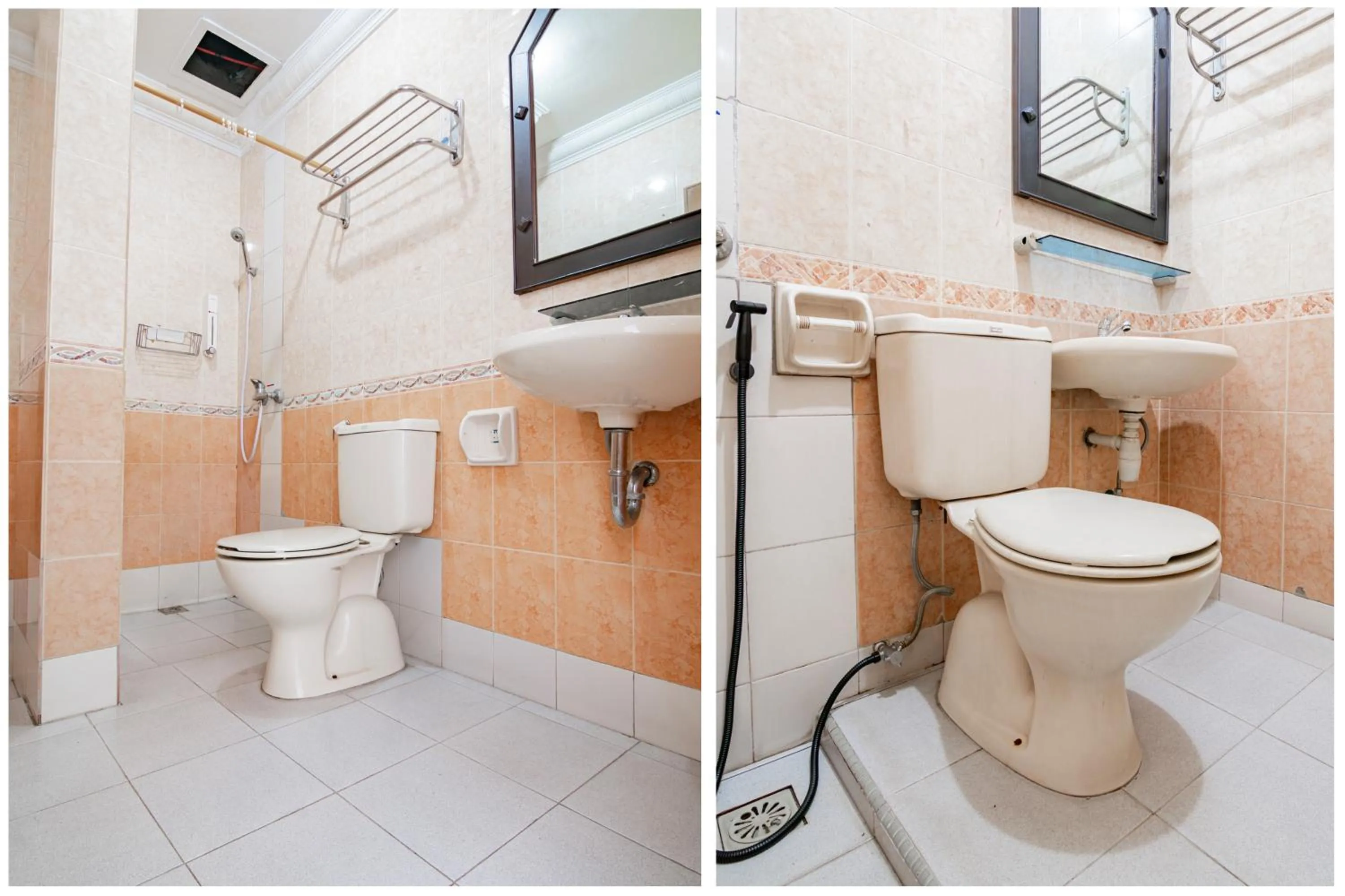 Bathroom in Collection O Senapelan Near Rsud Petala Bumi Formerly De Town Hotel