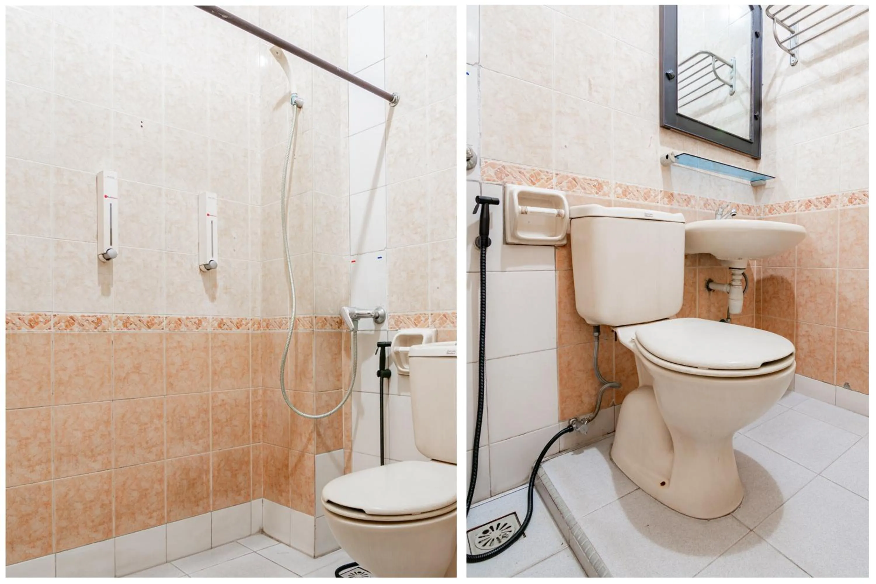 Bathroom in Collection O Senapelan Near Rsud Petala Bumi Formerly De Town Hotel