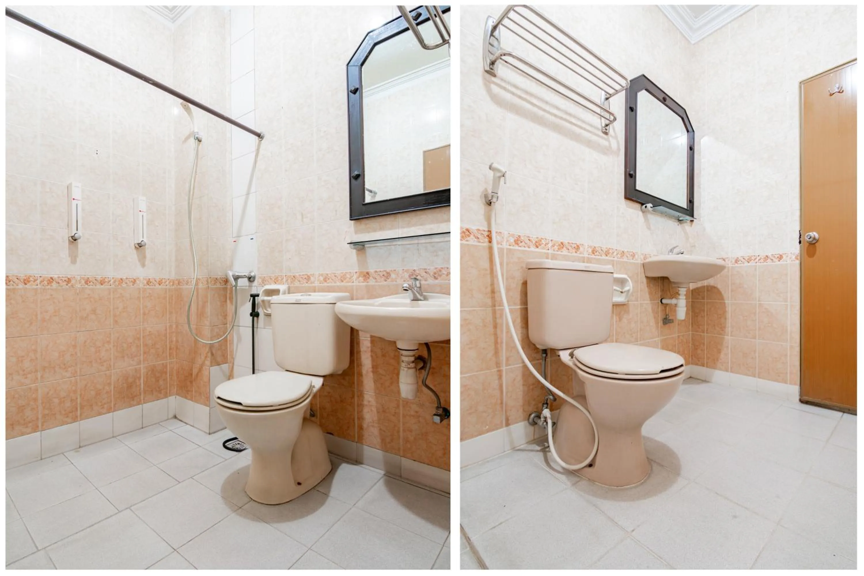 Bathroom in Collection O Senapelan Near Rsud Petala Bumi Formerly De Town Hotel