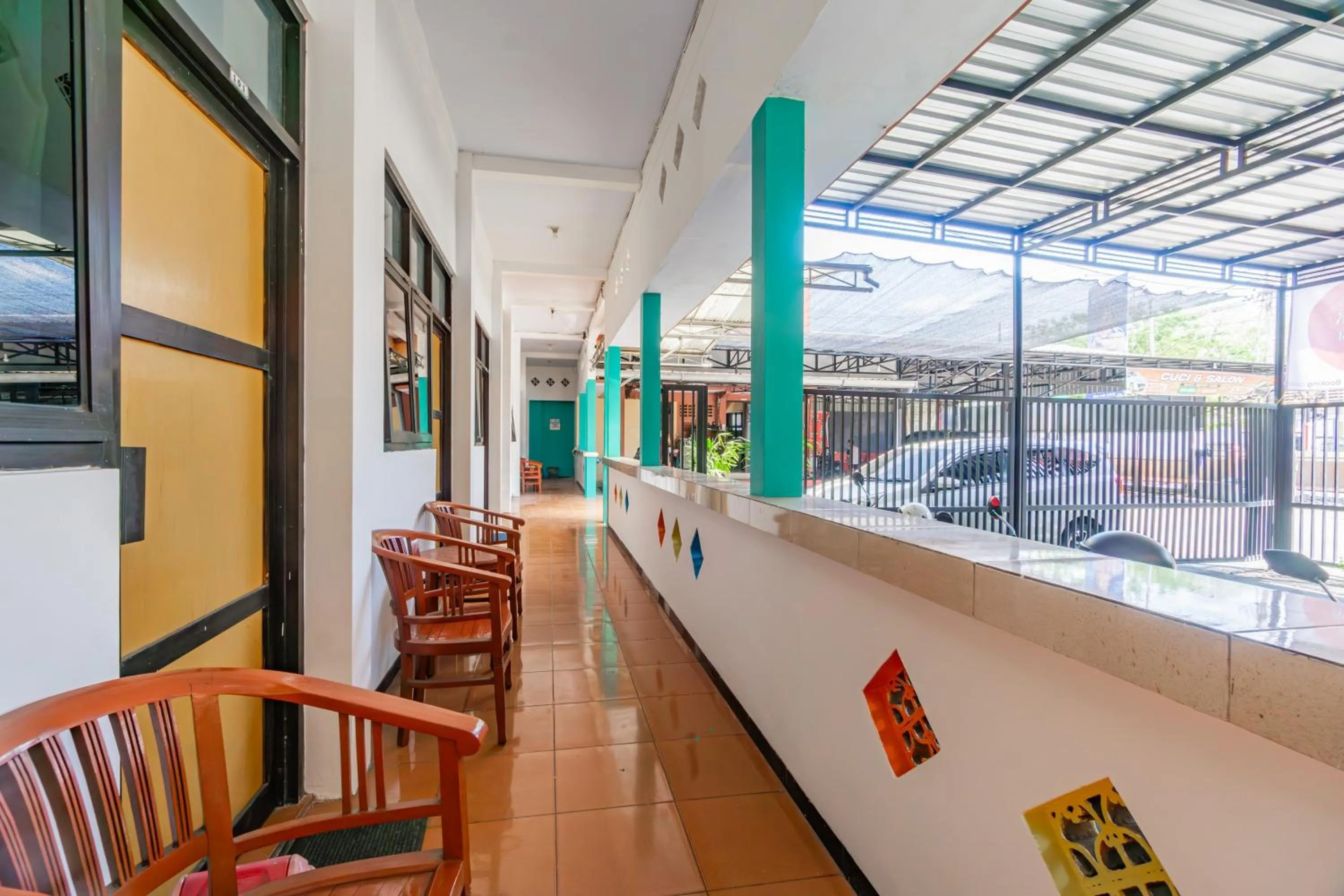 Lobby or reception in Hotel O Central Madiun Near Stasiun Kota Madiun