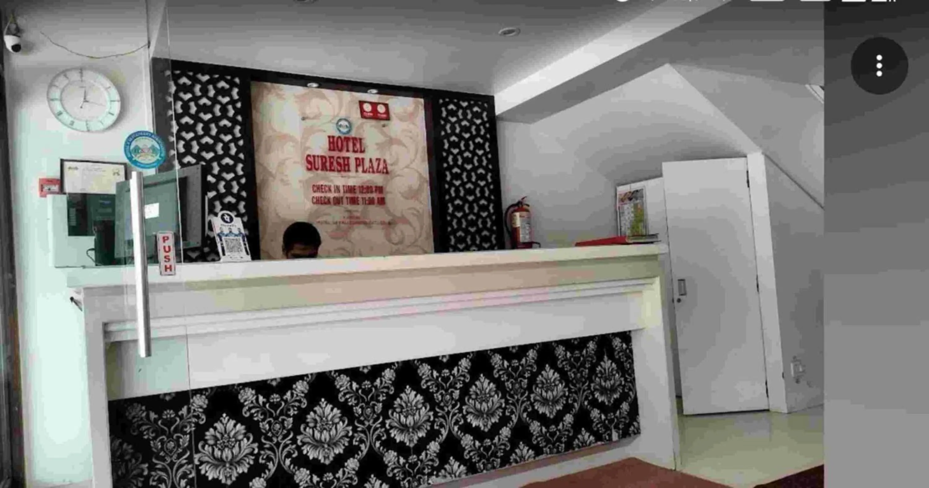 Lobby or reception in The Byke Suresh Plaza