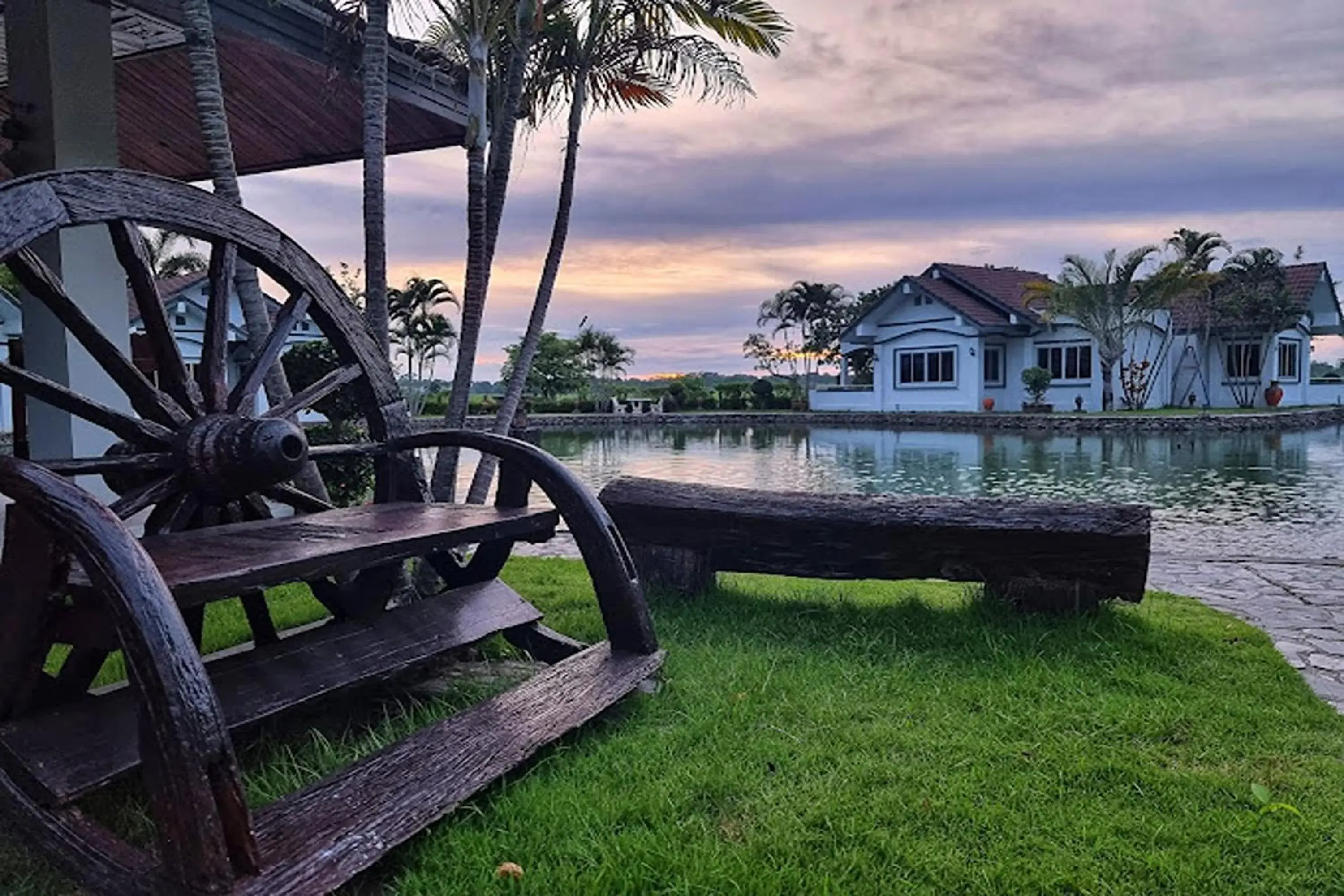 River view in Baan Sanuan Resort River view in Baan Sanuan Resort