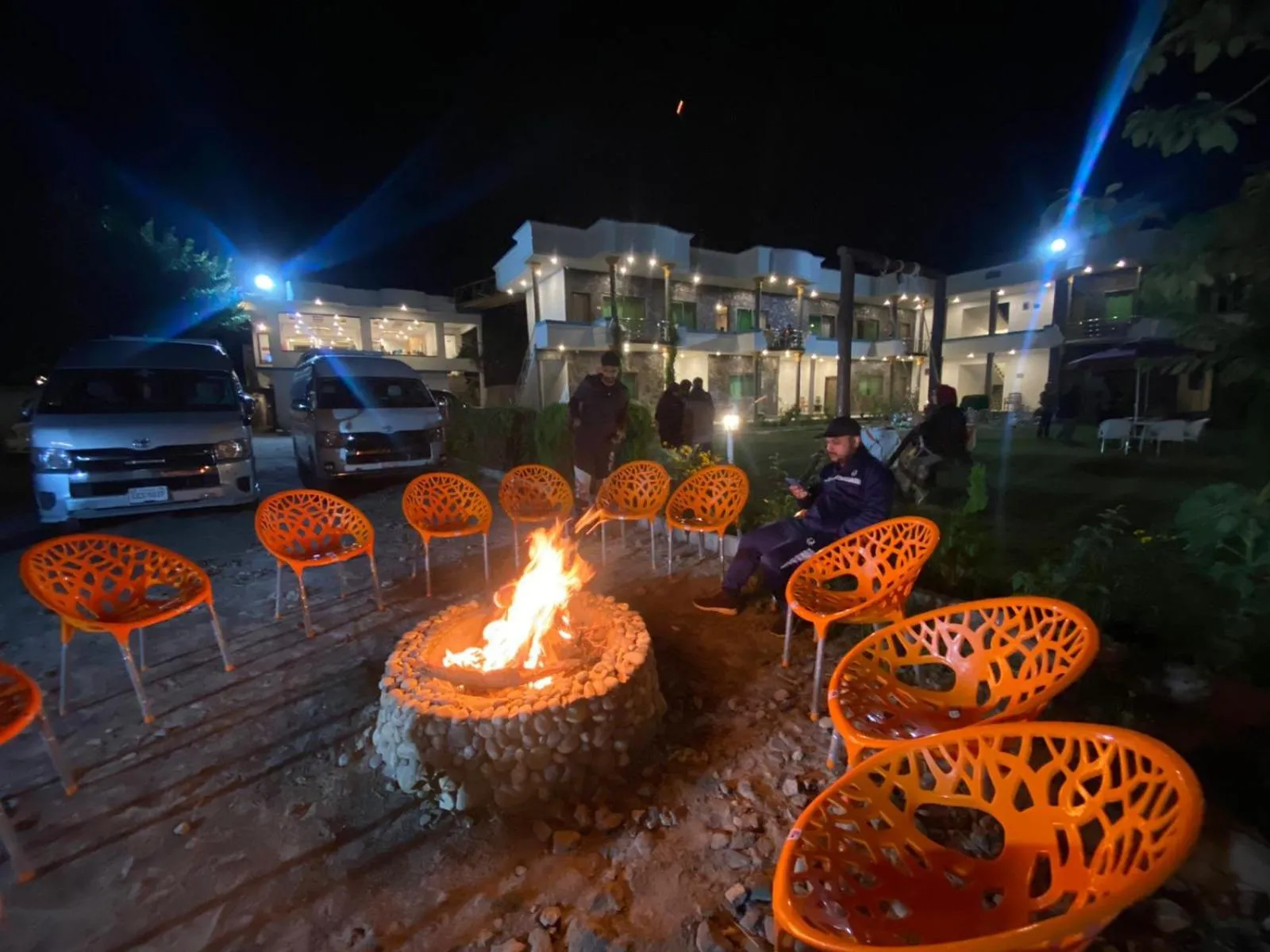 BBQ facilities in Hotel Blangsa Indus View