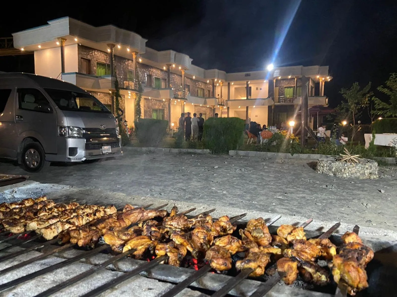 BBQ facilities in Hotel Blangsa Indus View