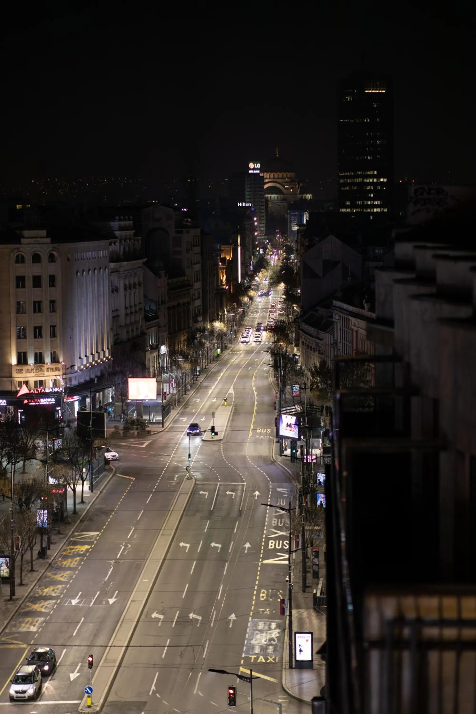 Night in Lumière Hotel Pool & SPA