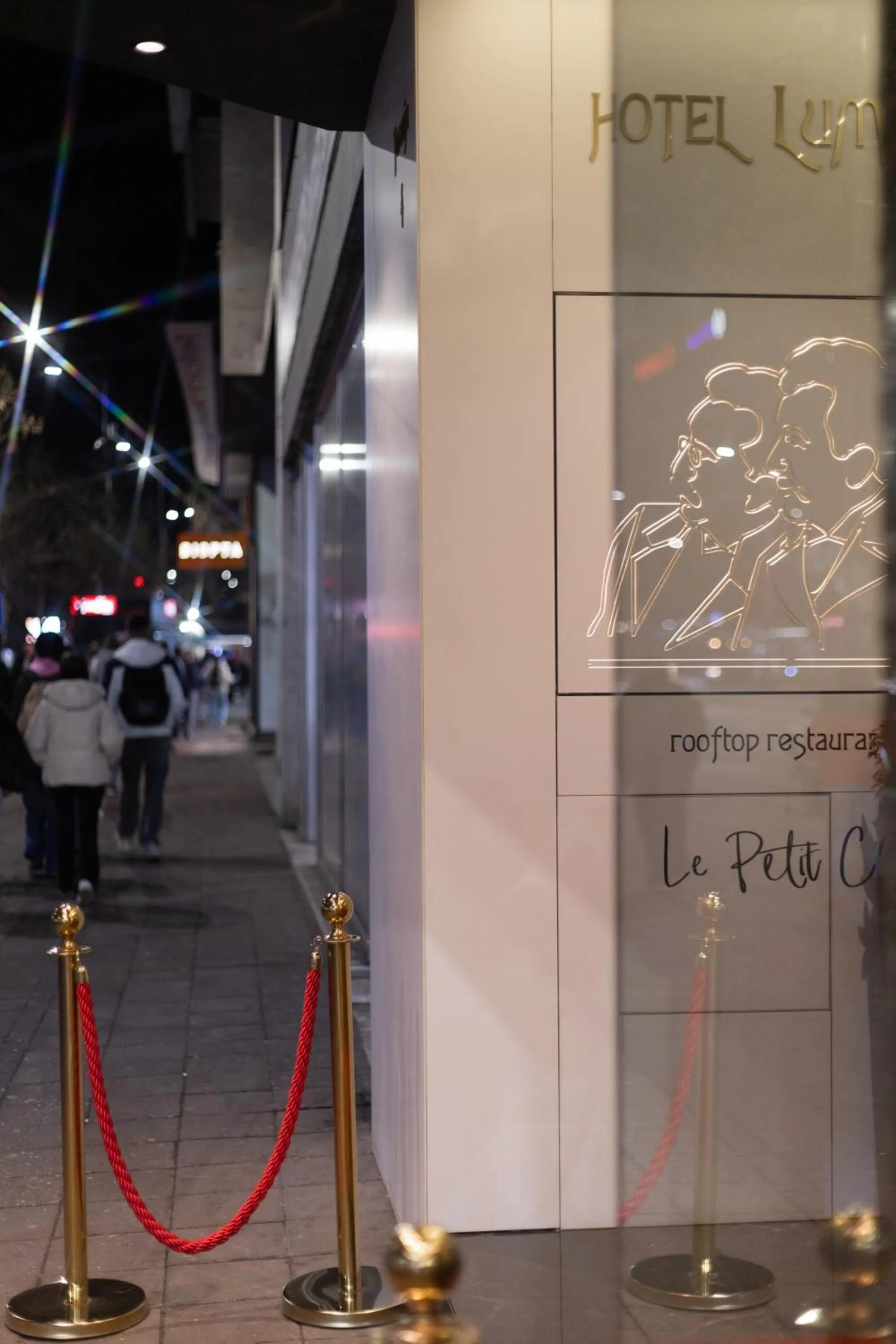 Night in Lumière Hotel Pool & SPA