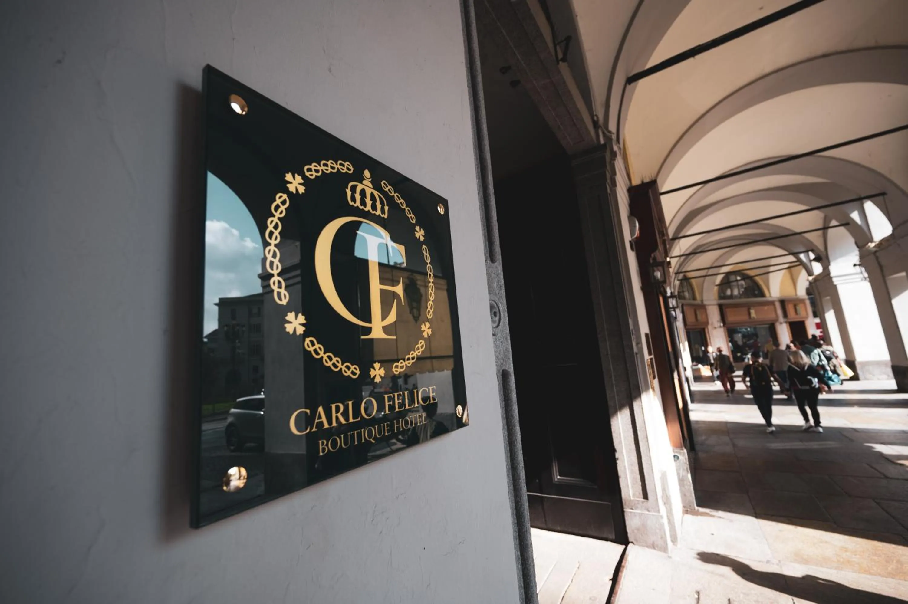 Property logo or sign in Carlo Felice Boutique Hotel