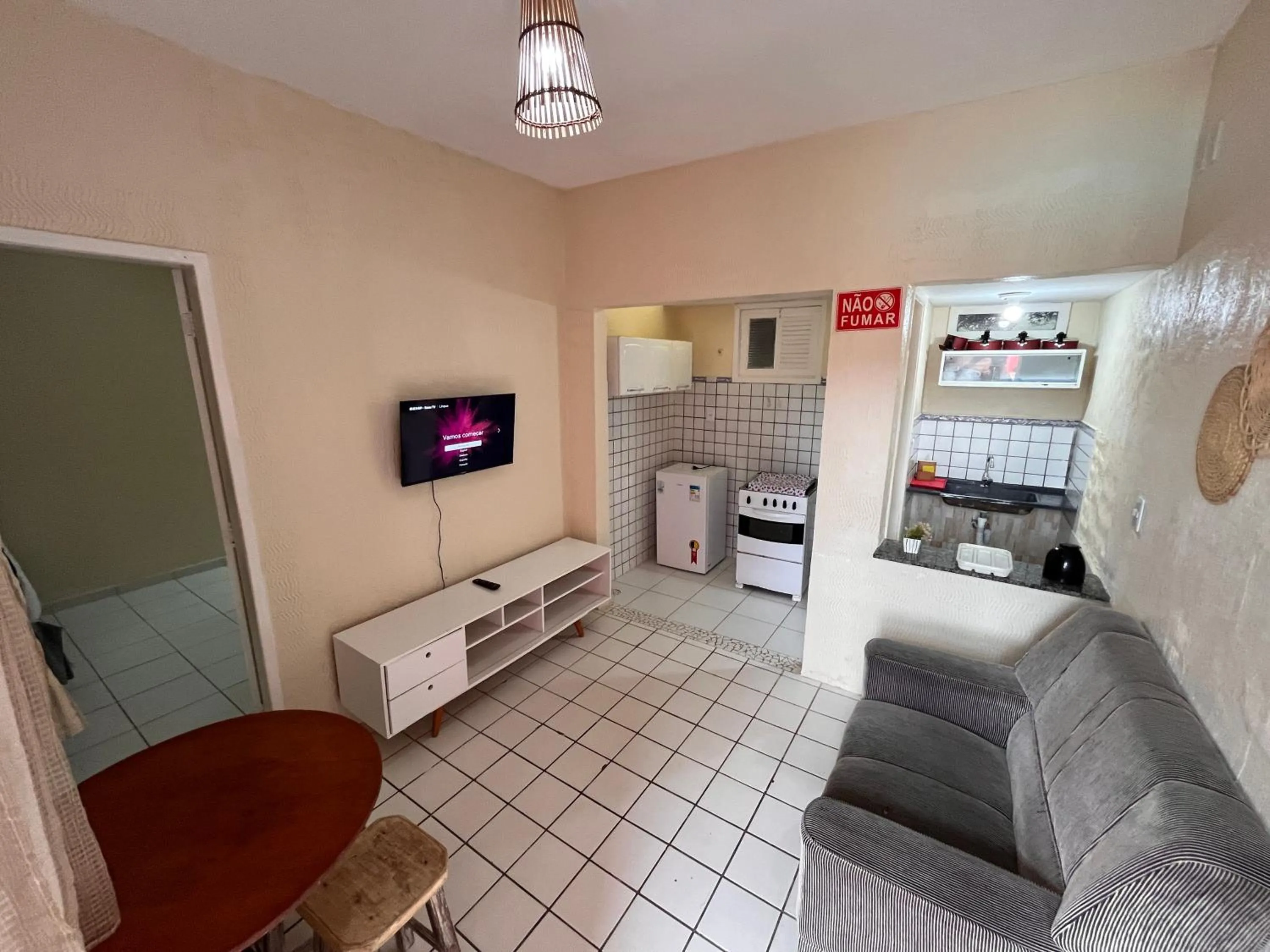 TV and multimedia in Pousada Flor de Merepe