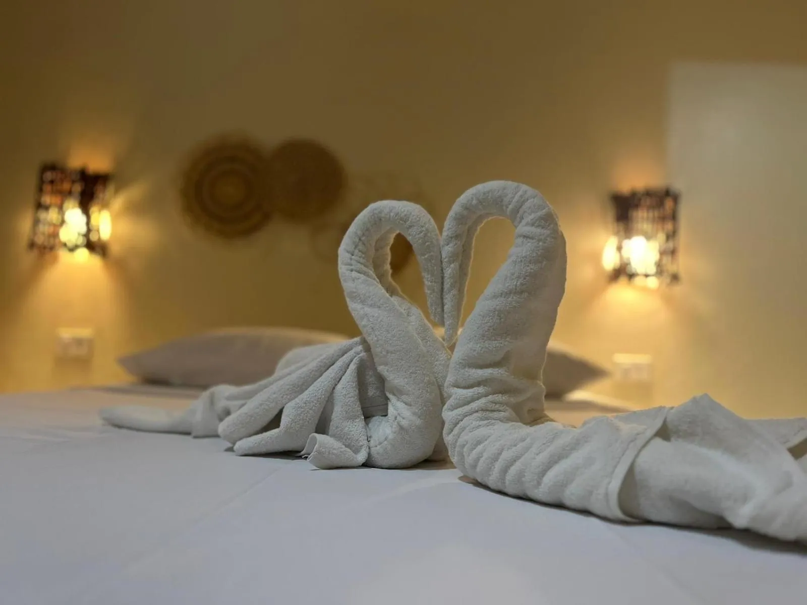 Bed in Pousada Flor de Merepe