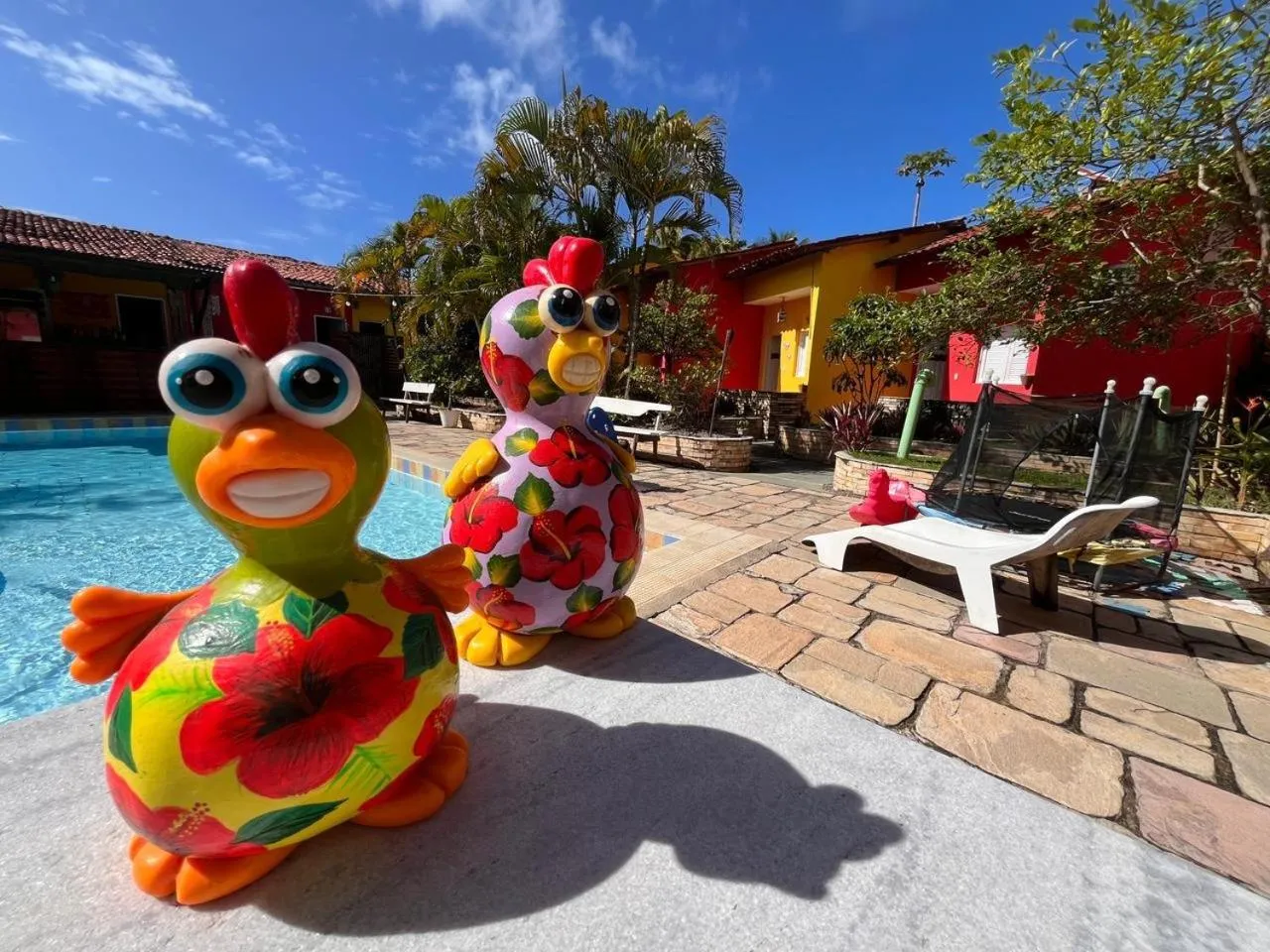 Swimming pool in Pousada Flor de Merepe