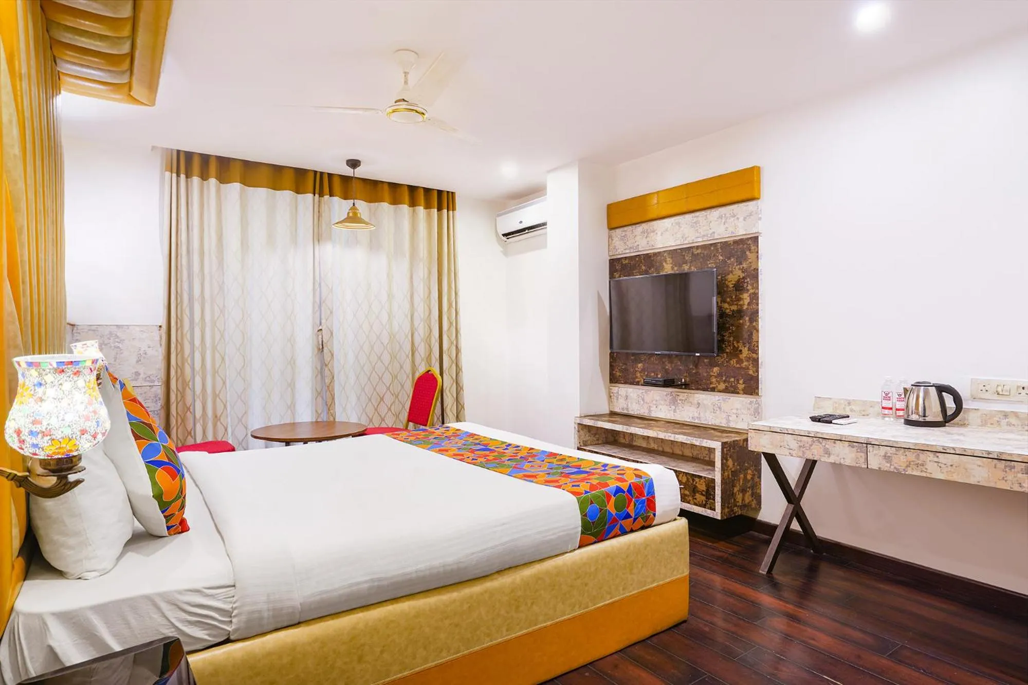 Bed in FabHotel WR Grand- Nr Citi Neuro Centre- Banjara Hills