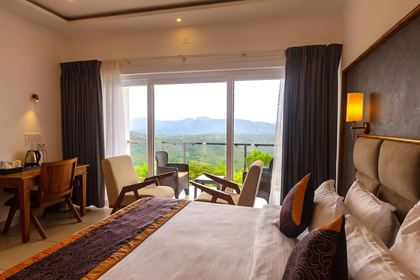 Property building, Bed in SandalMist Resort and Spa