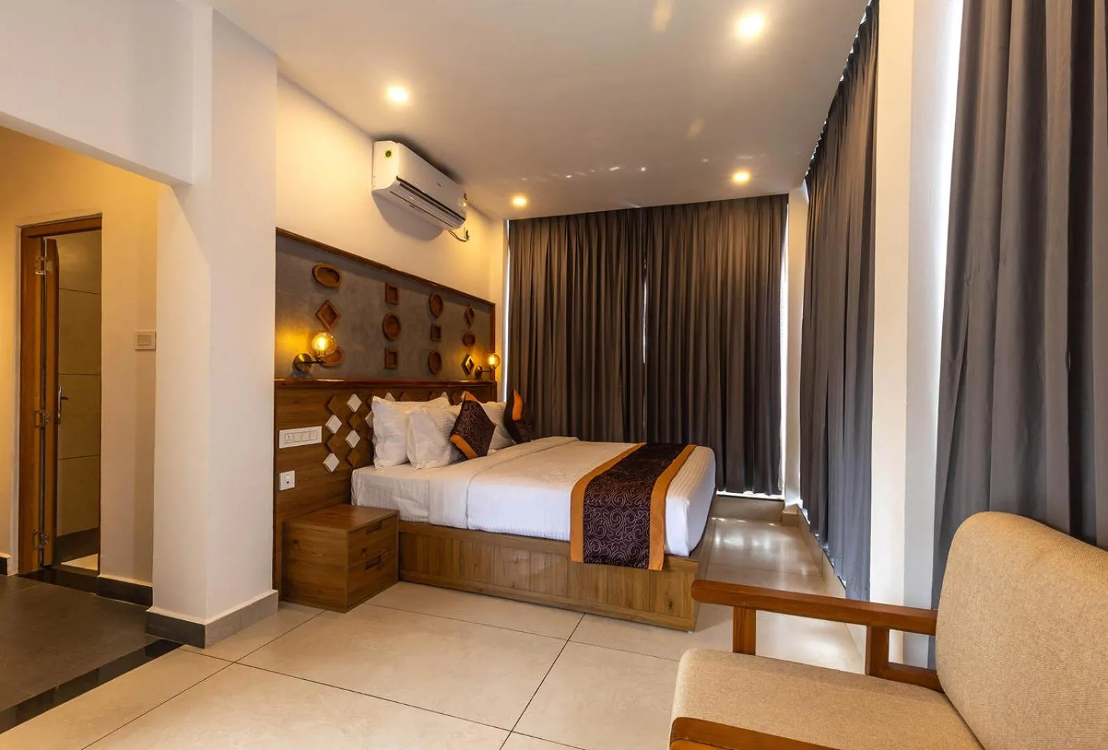 Bedroom, Bed in SandalMist Resort and Spa