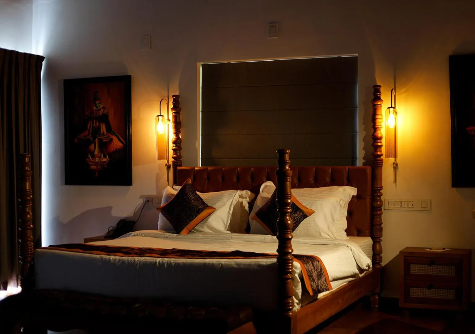 Property building, Bed in SandalMist Resort and Spa