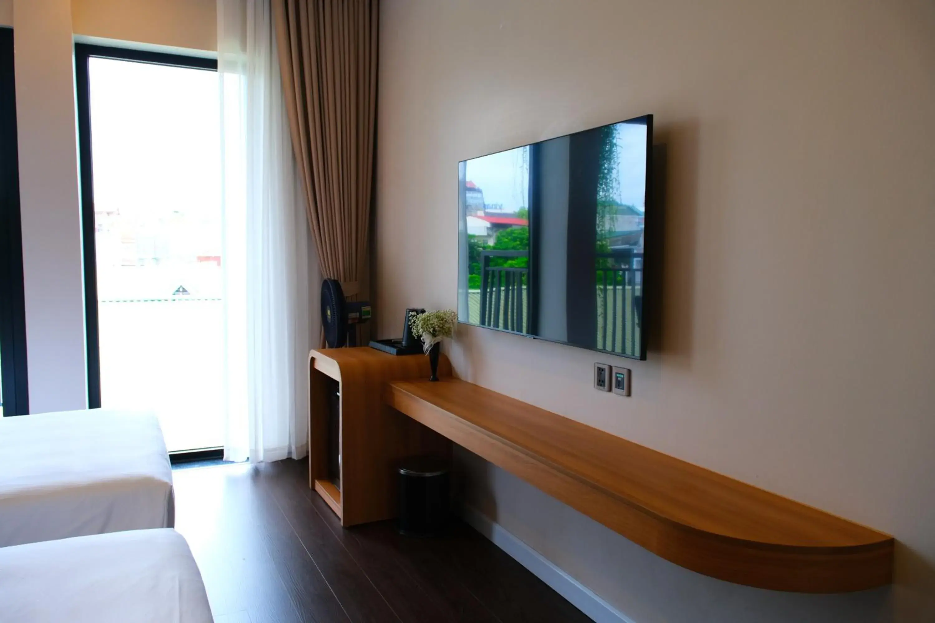 Bed in Indigen Riverside Hotel Cao Bang Bed in Indigen Riverside Hotel Cao Bang