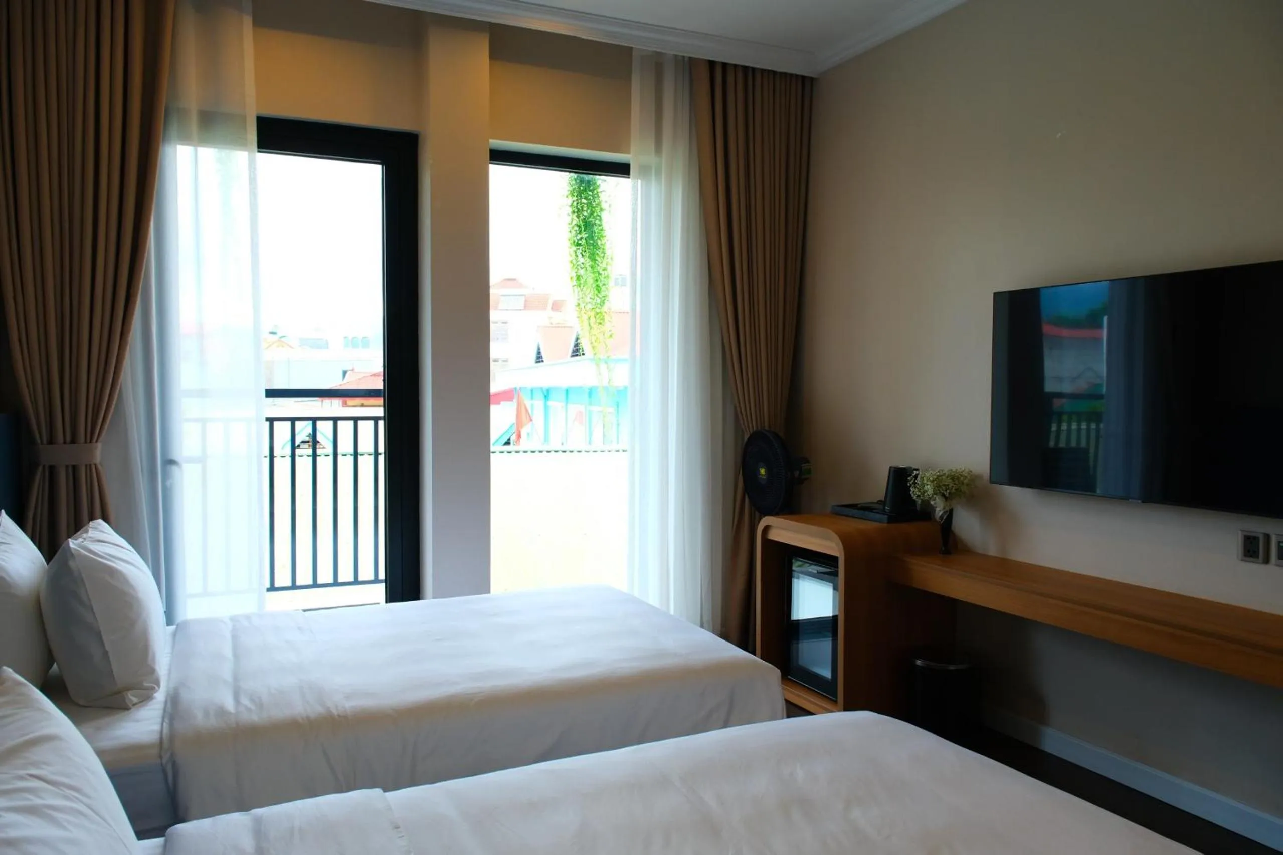 Bed in Indigen Riverside Hotel Cao Bang