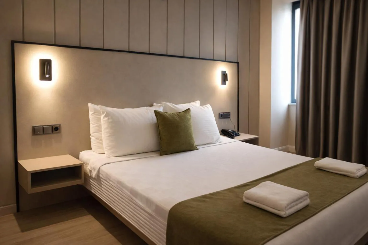 Bed in Bonnie City Hotel