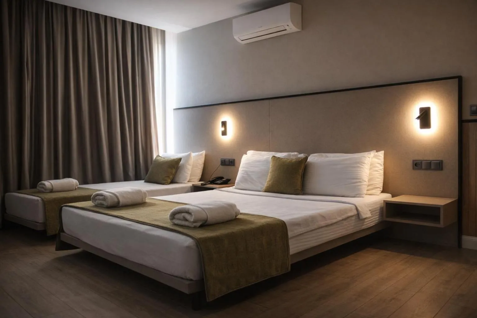 Bed in Bonnie City Hotel