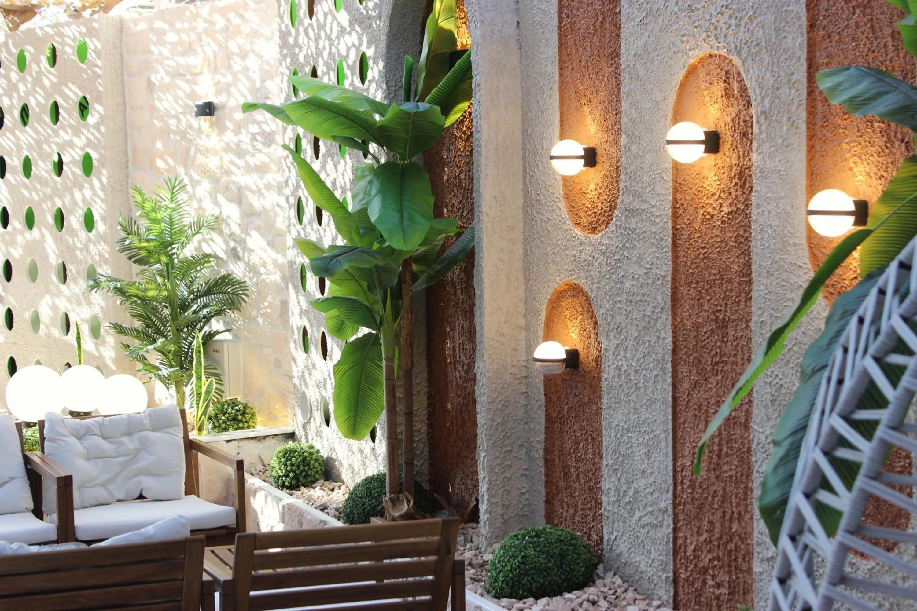 Garden in Bonnie City Hotel