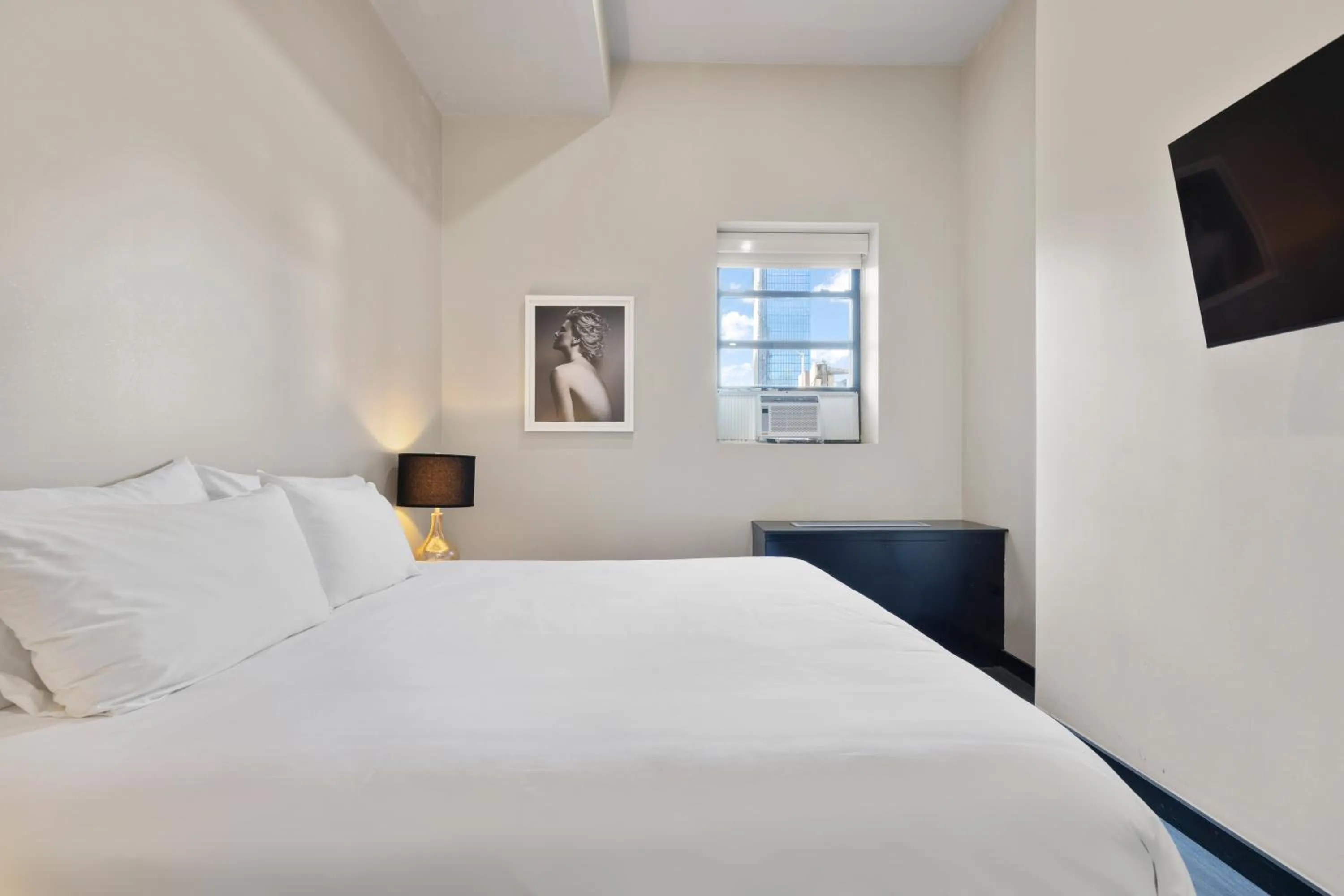 Bed in Hudson Yards Hotel