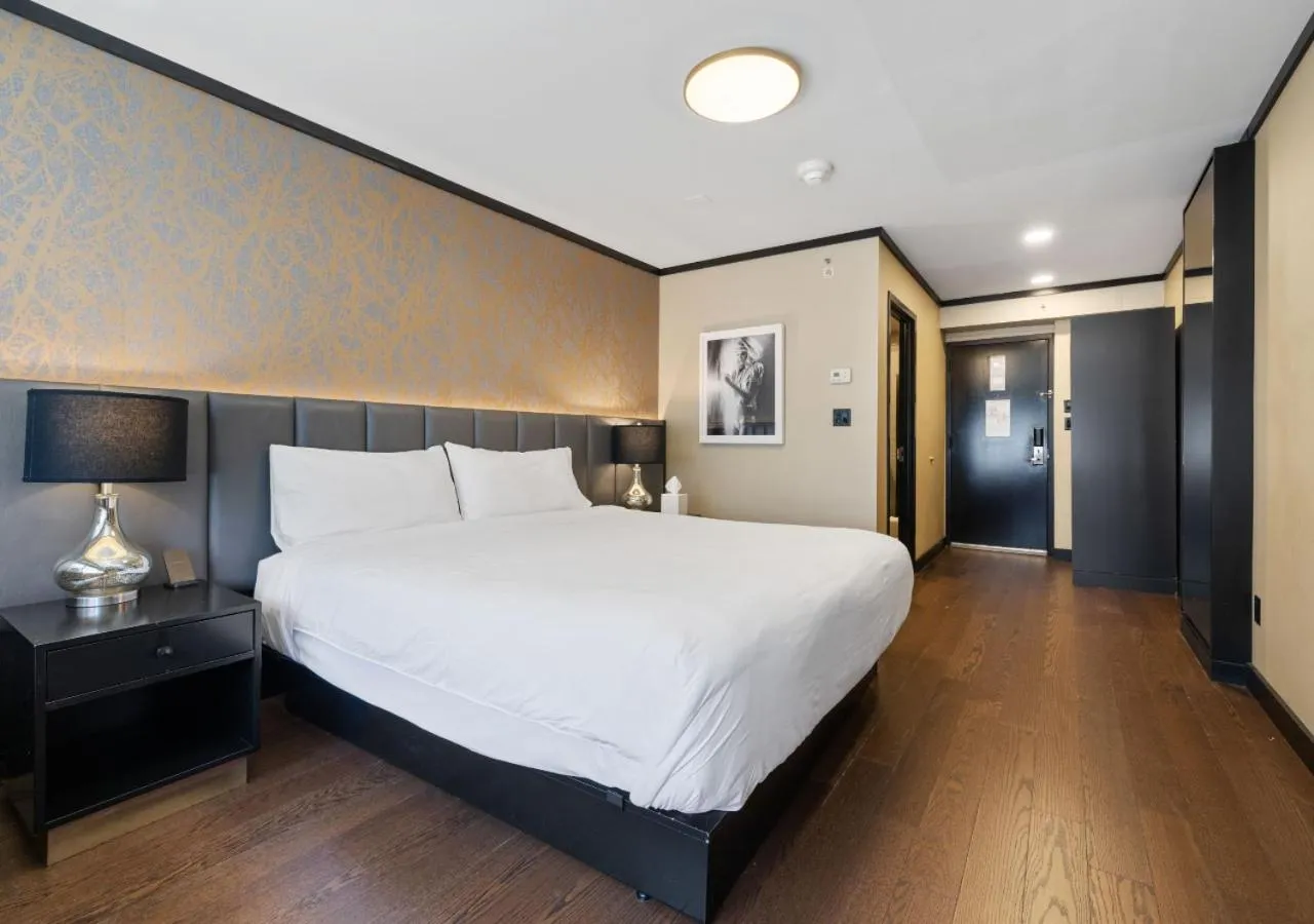 Bed in Hudson Yards Hotel