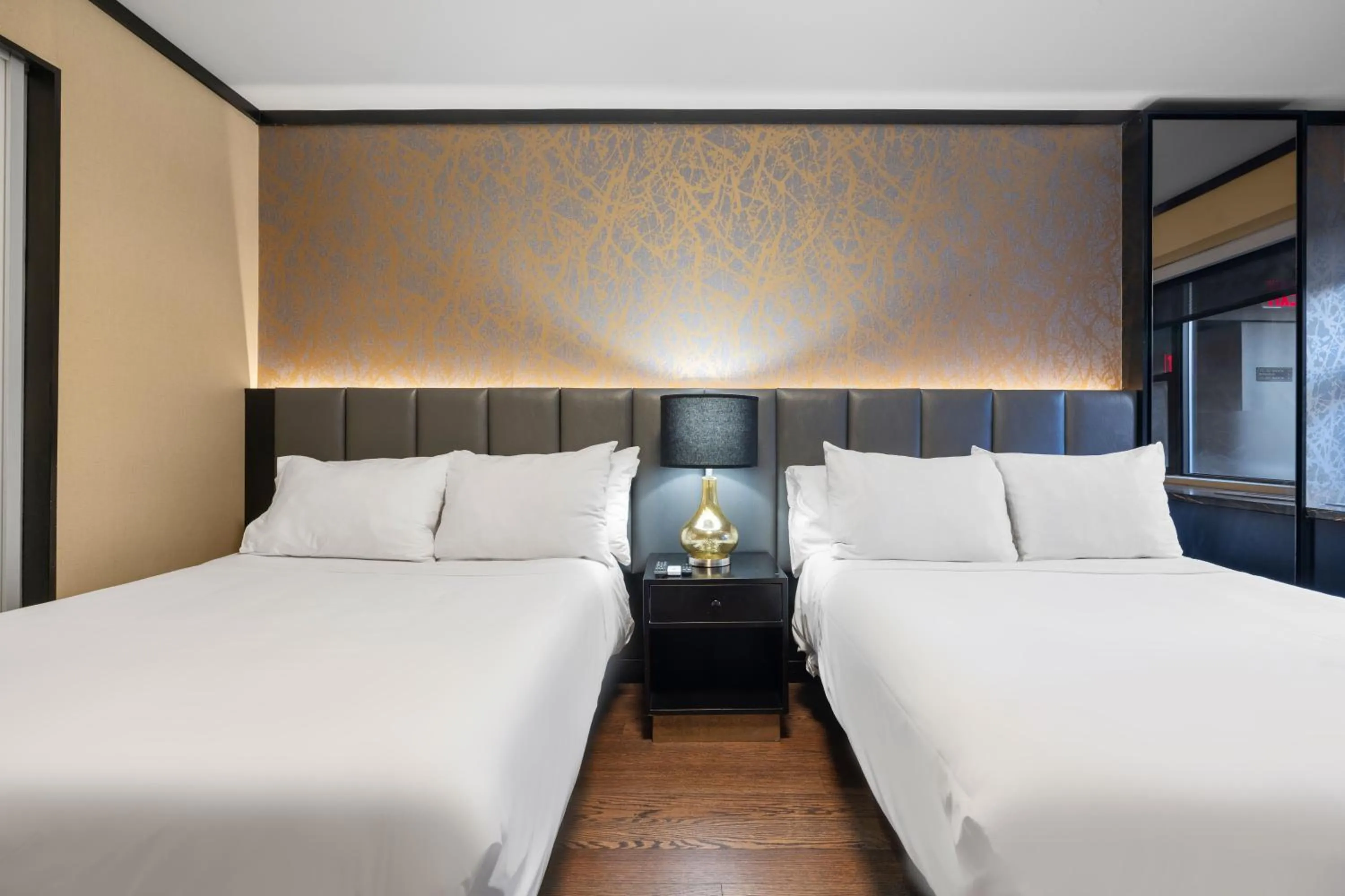 Bed in Hudson Yards Hotel