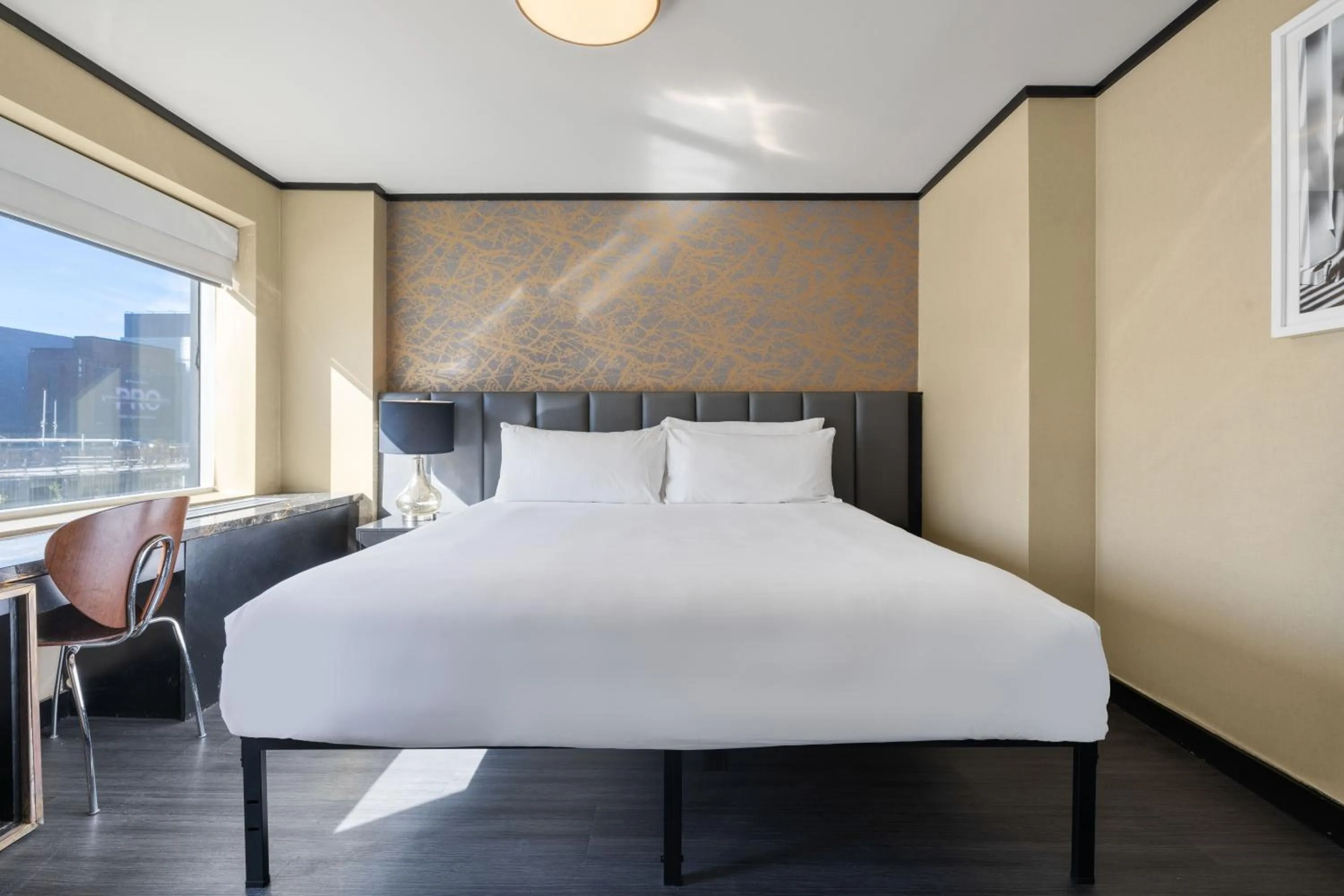 Bed in Hudson Yards Hotel