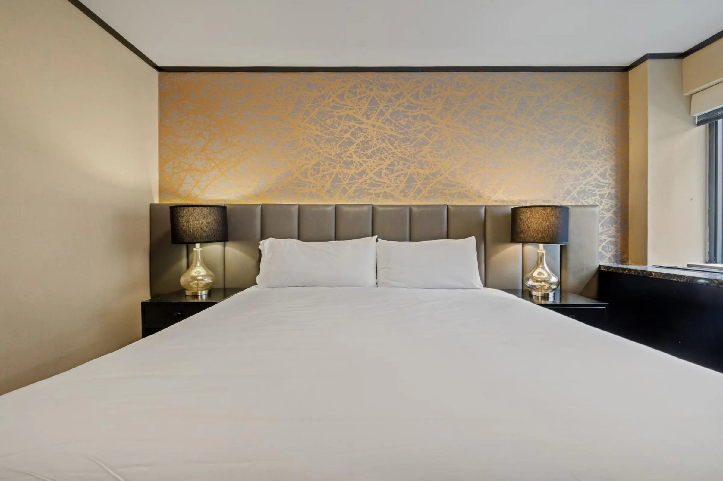 Bed in Hudson Yards Hotel